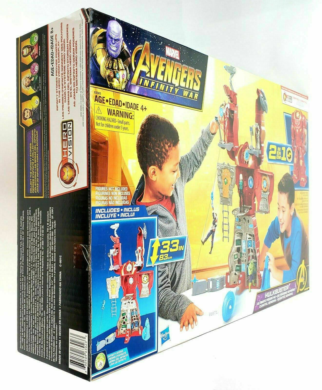 Hasbro Marvel Avengers Infinity War Hulkbuster HQ Playset with Tower, Launcher & Zipline