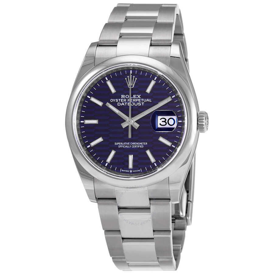 Rolex Datejust 36 Automatic Chronometer Blue Dial Ladies Watch 126200BLFSO（Lifetime free warranty+90-days replacement service & Refund!.）