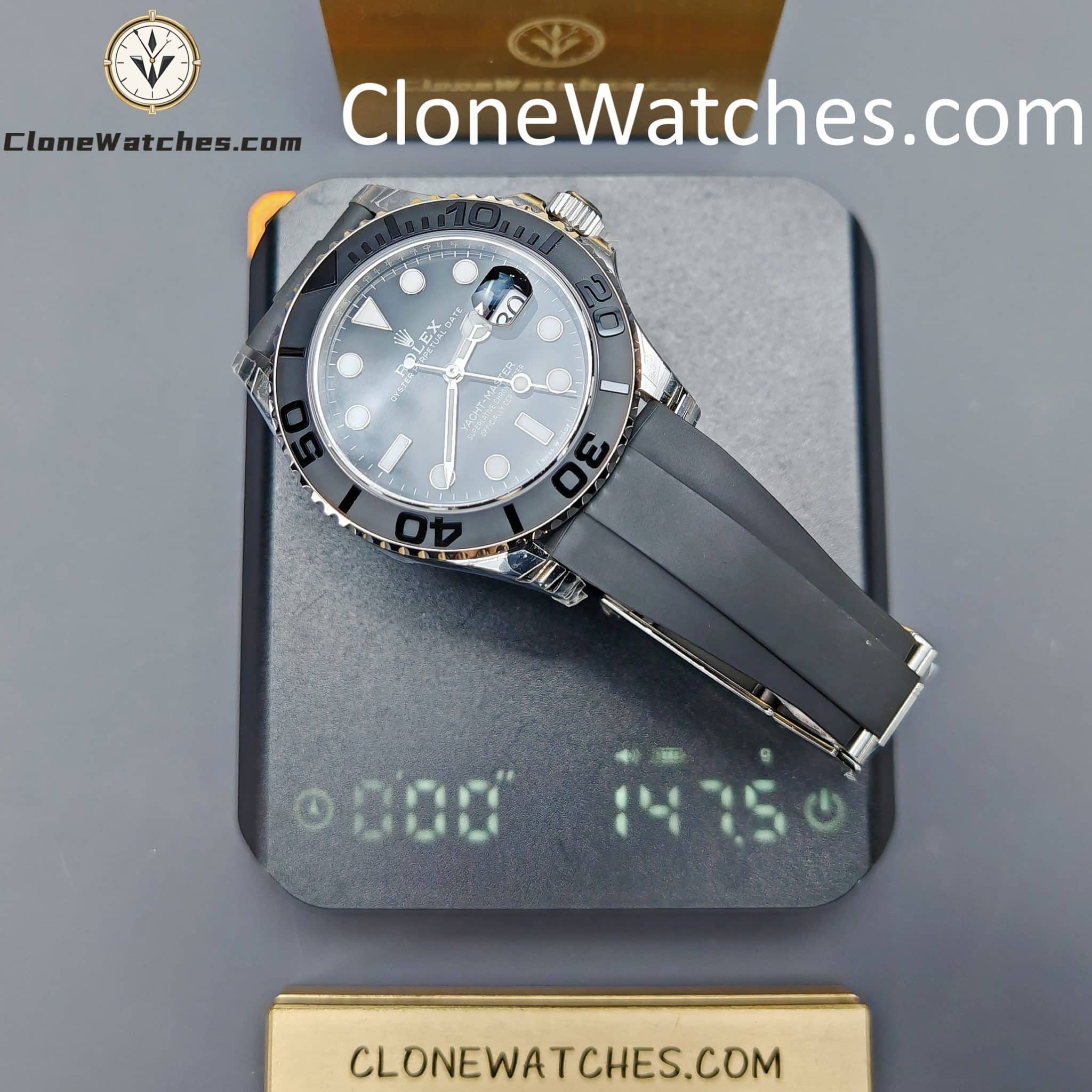 Rolex Super Clone Watches 1:1 Yacht Master White Gold 226659 3235 Movement