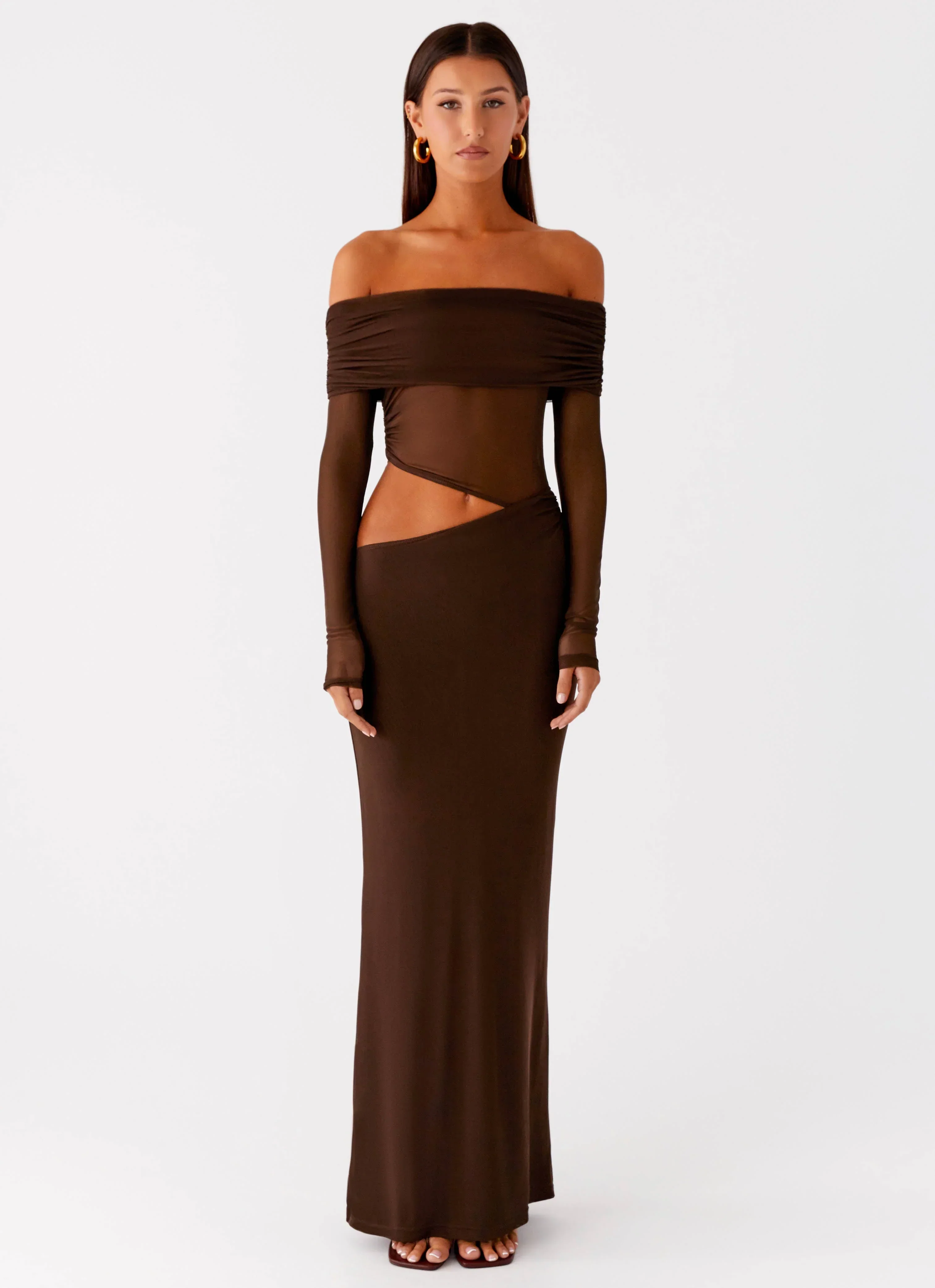 Emery Maxi Dress - Chocolate