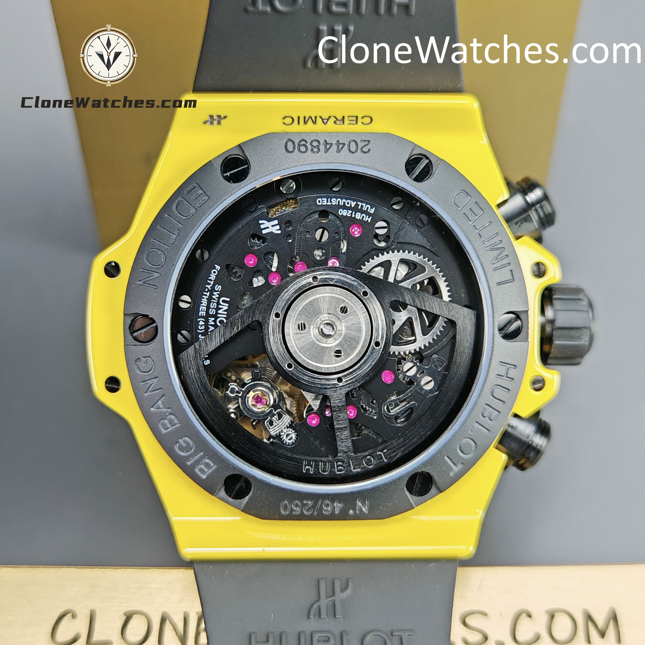 Hublot Super Clone Watches 1:1 Big Bang Unico Yellow Magic 42MM 441.CY.471Y.RX