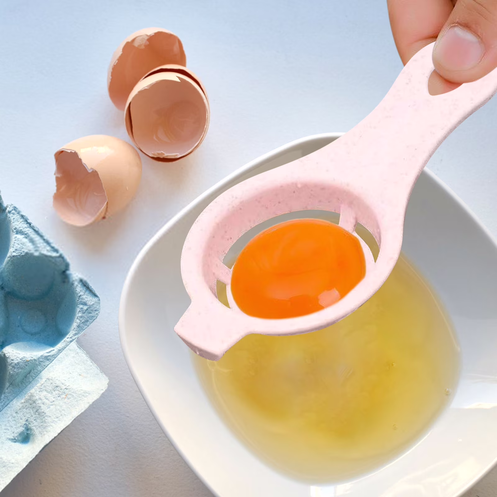 Yaoyar Egg shell Opener, Eggshell Cracker for Hard Boiled Eggs, Stainless Steel Egg Peeler, Handheld Egg Seperator Tool, Quick Egg Breaker for Kitchen