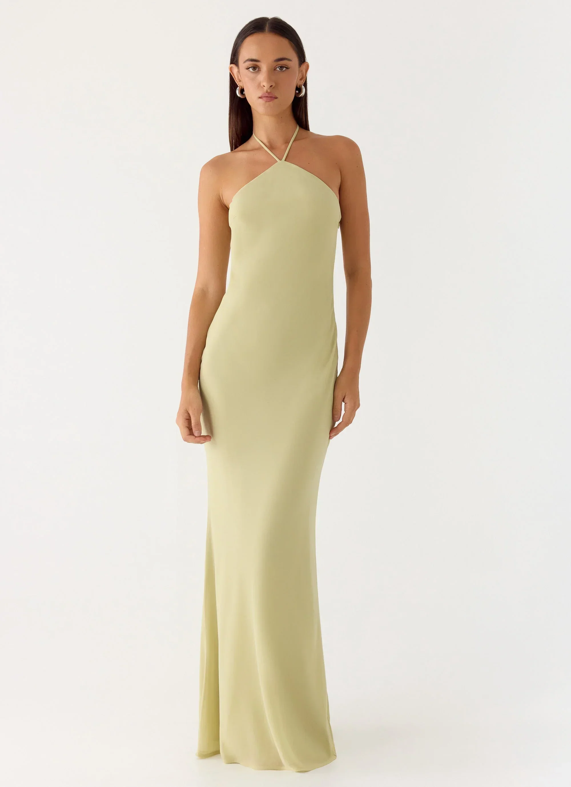 Anouk Halter Maxi Dress - Sage