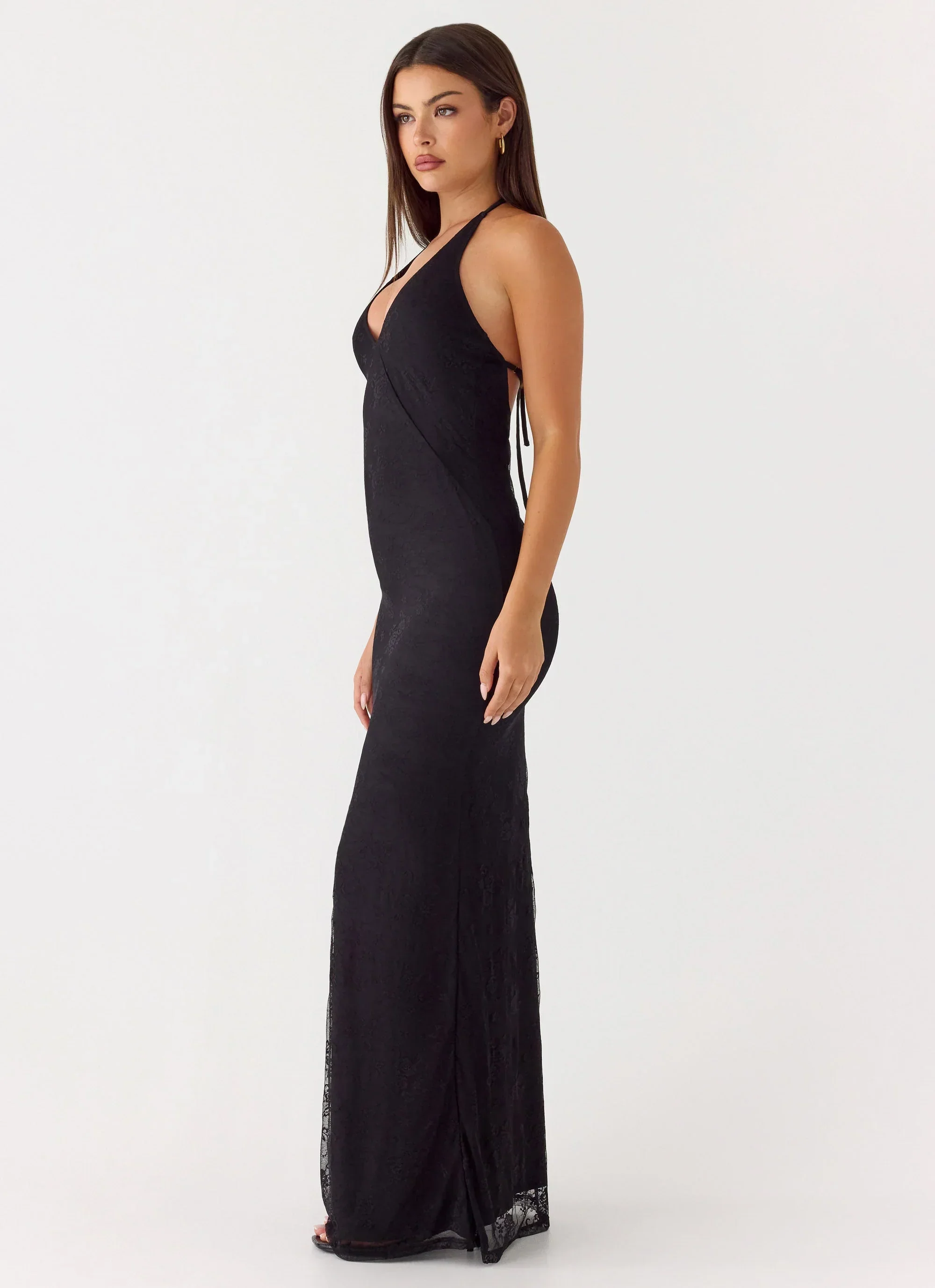 Knowles Lace Maxi Dress - Black