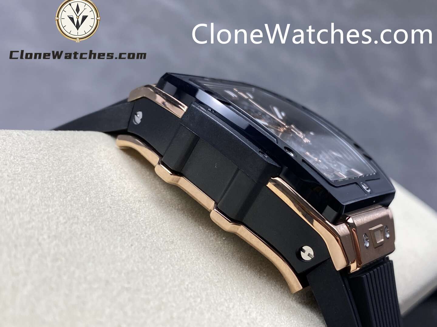 Hublot Super Clone Watches 1:1 Spirit of Big Bang King Gold Ceramic 42MM 642.OM.0180.RX