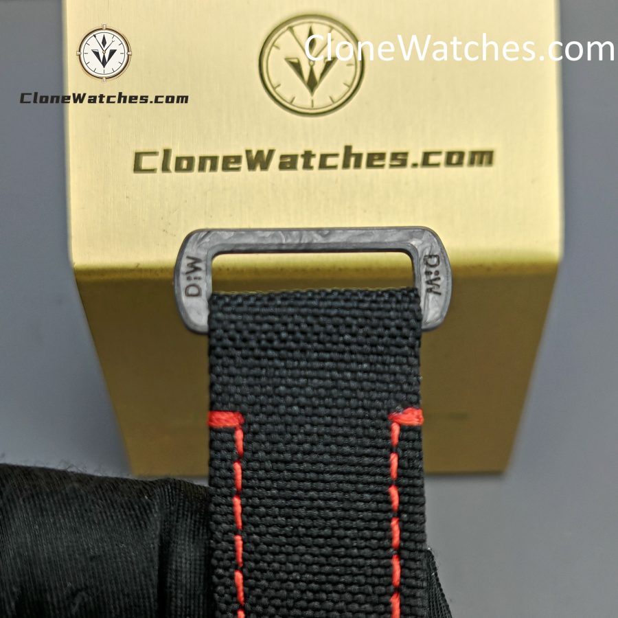 Modified Super Clone Watches 1:1 DIW Rolex Daytona 4130 Movement Black Strap