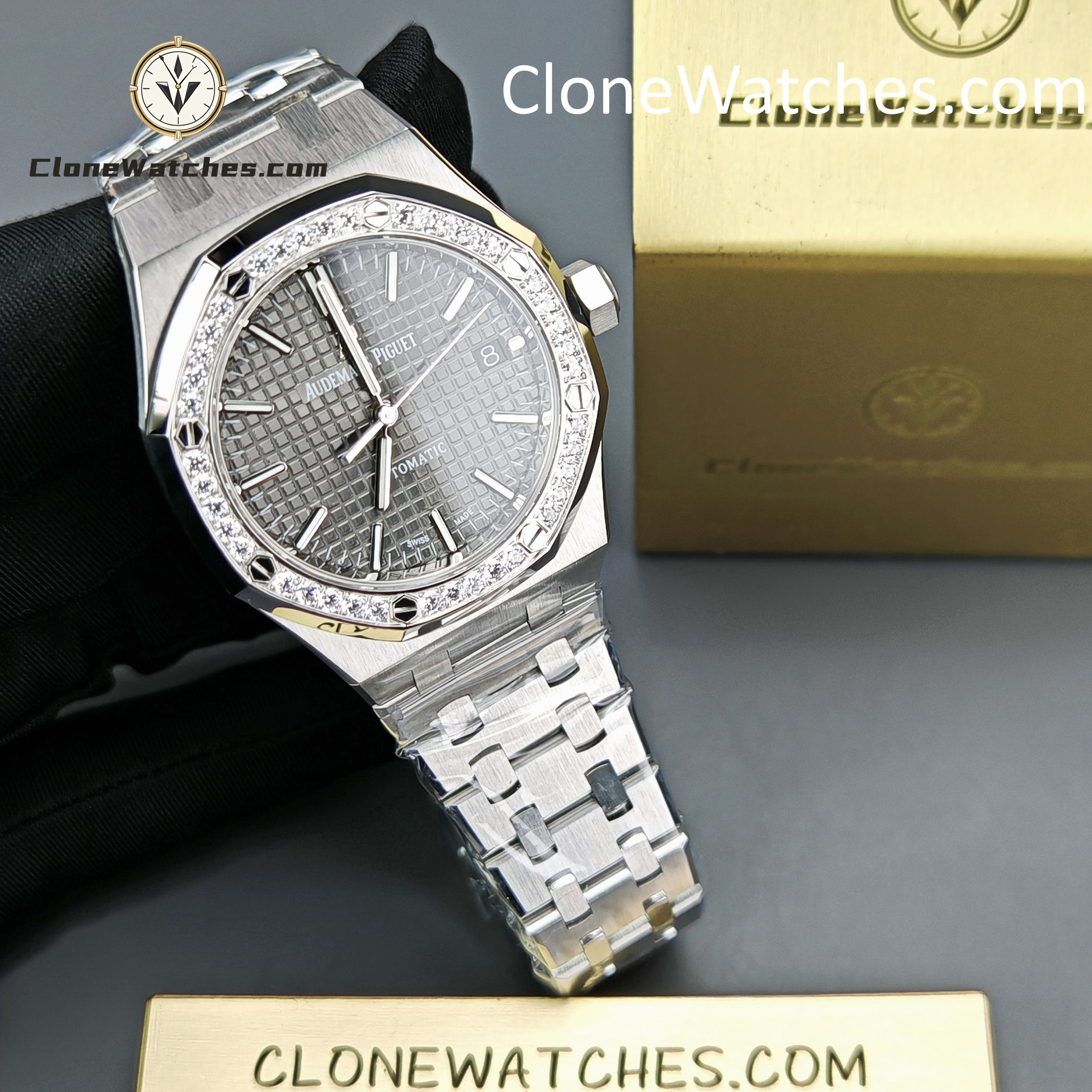 Audemars Piguet Super Clone Watches 1:1 Royal Oak 15451ST Grey Dial 37MM