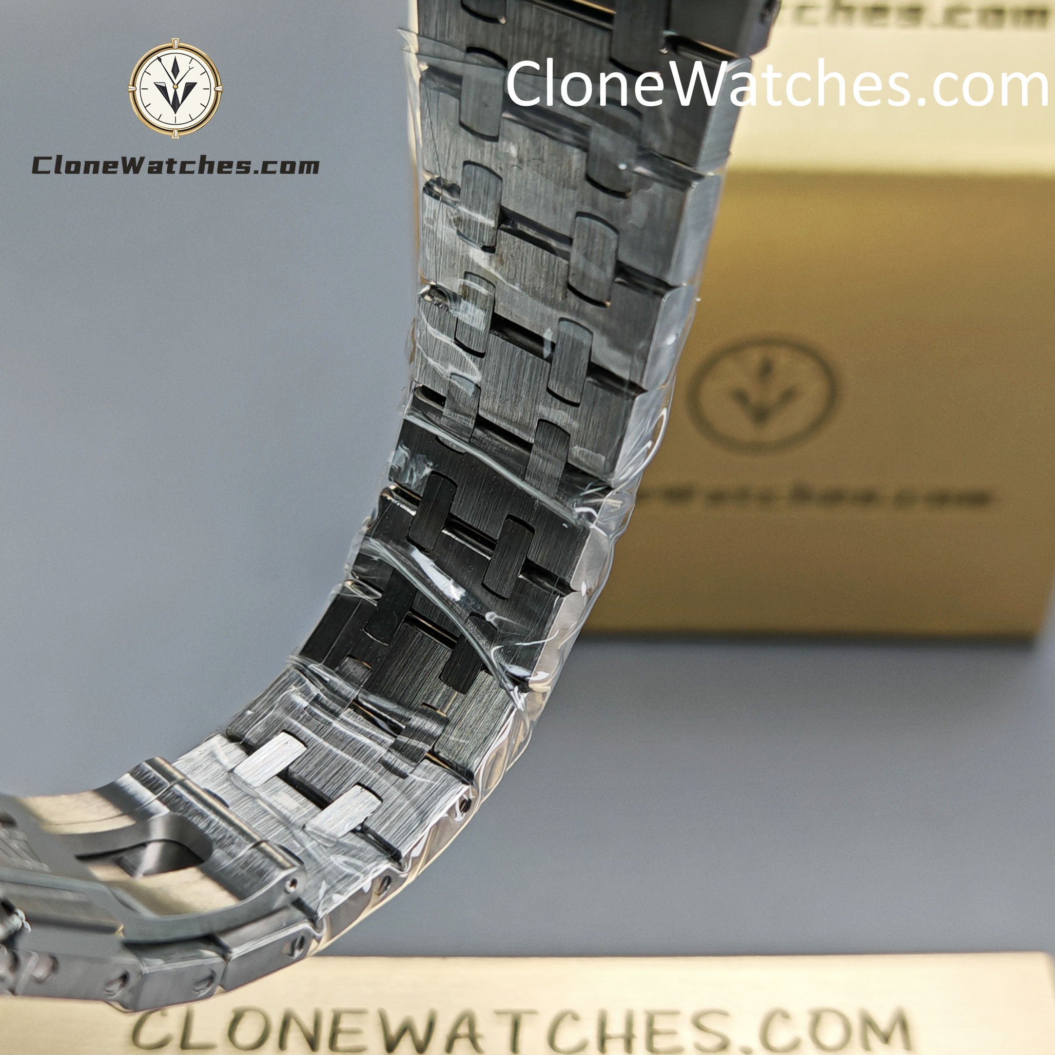 Audemars Piguet Super Clone Watches 1:1 Royal Oak Frost 15454BC Black Dial 37mm