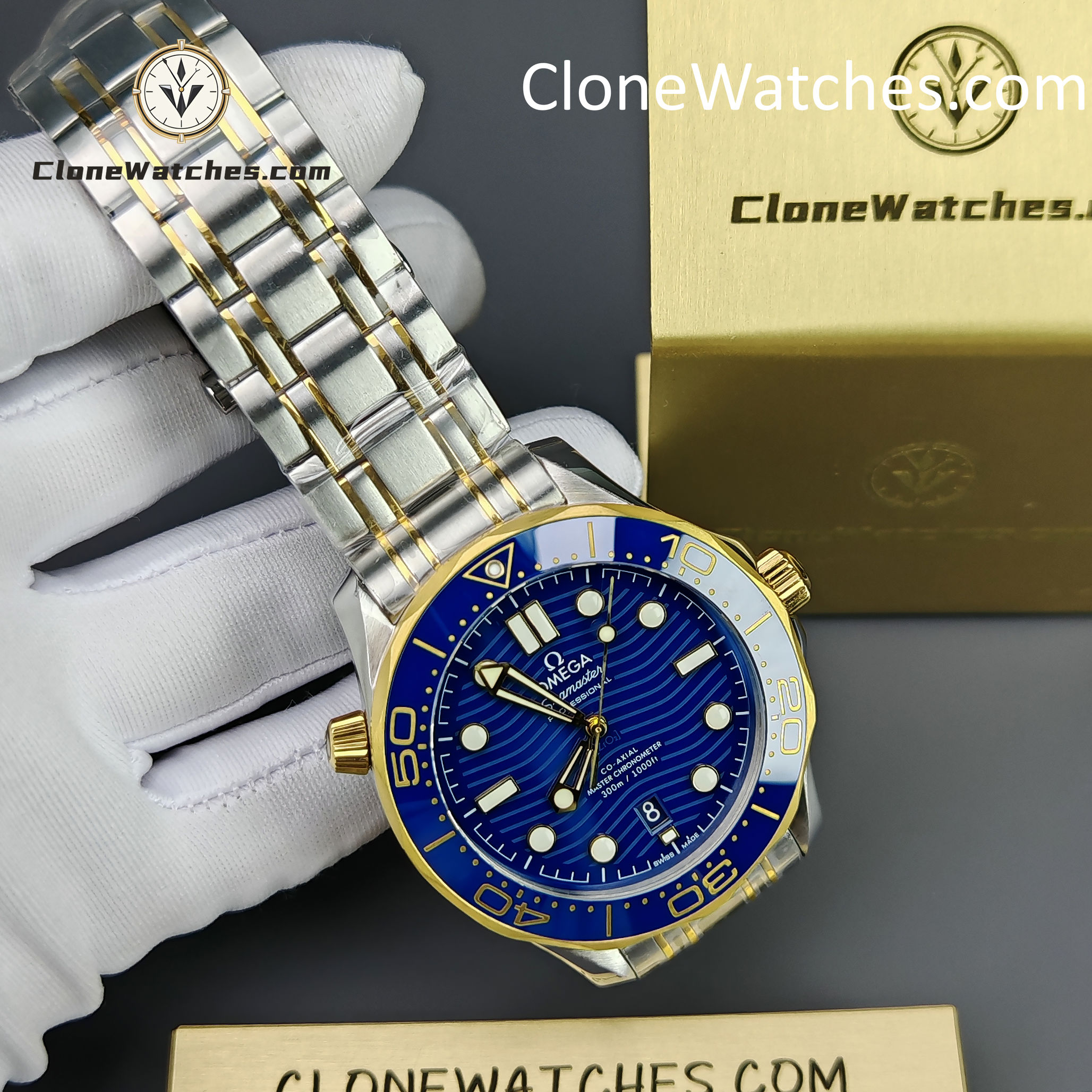 OMEGA Super Clone Watches 1:1 Seamaster Diver 300M 210.20.42.20.03.001 42mm