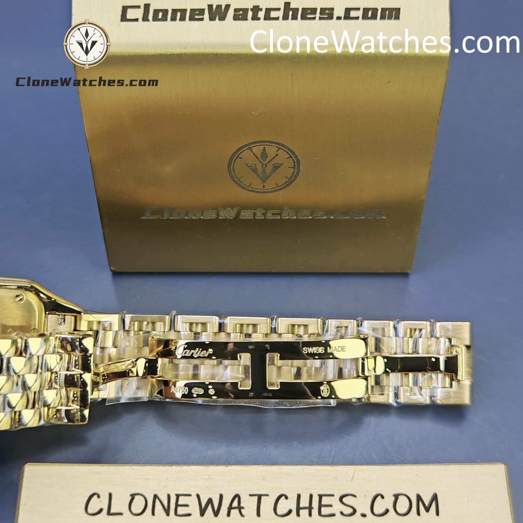 Cartier Super Clone Watches 1:1 PANTHÈRE DE CARTIER White Dial 27mm x36mm WJPN0085