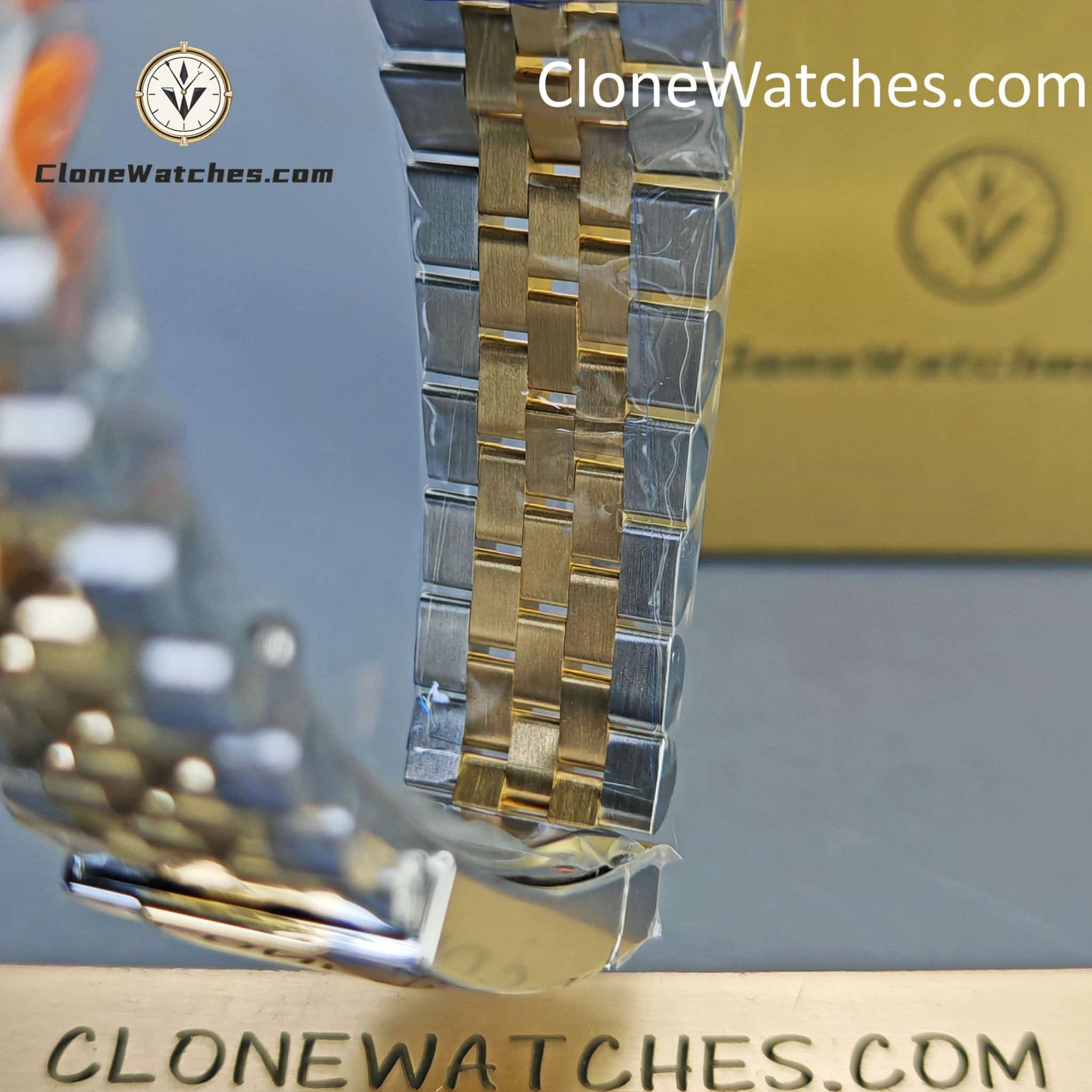 Rolex Super Clone Watches 1:1 DateJust m126233-0019 White Dial Jubilee 36MM 3235 Movement