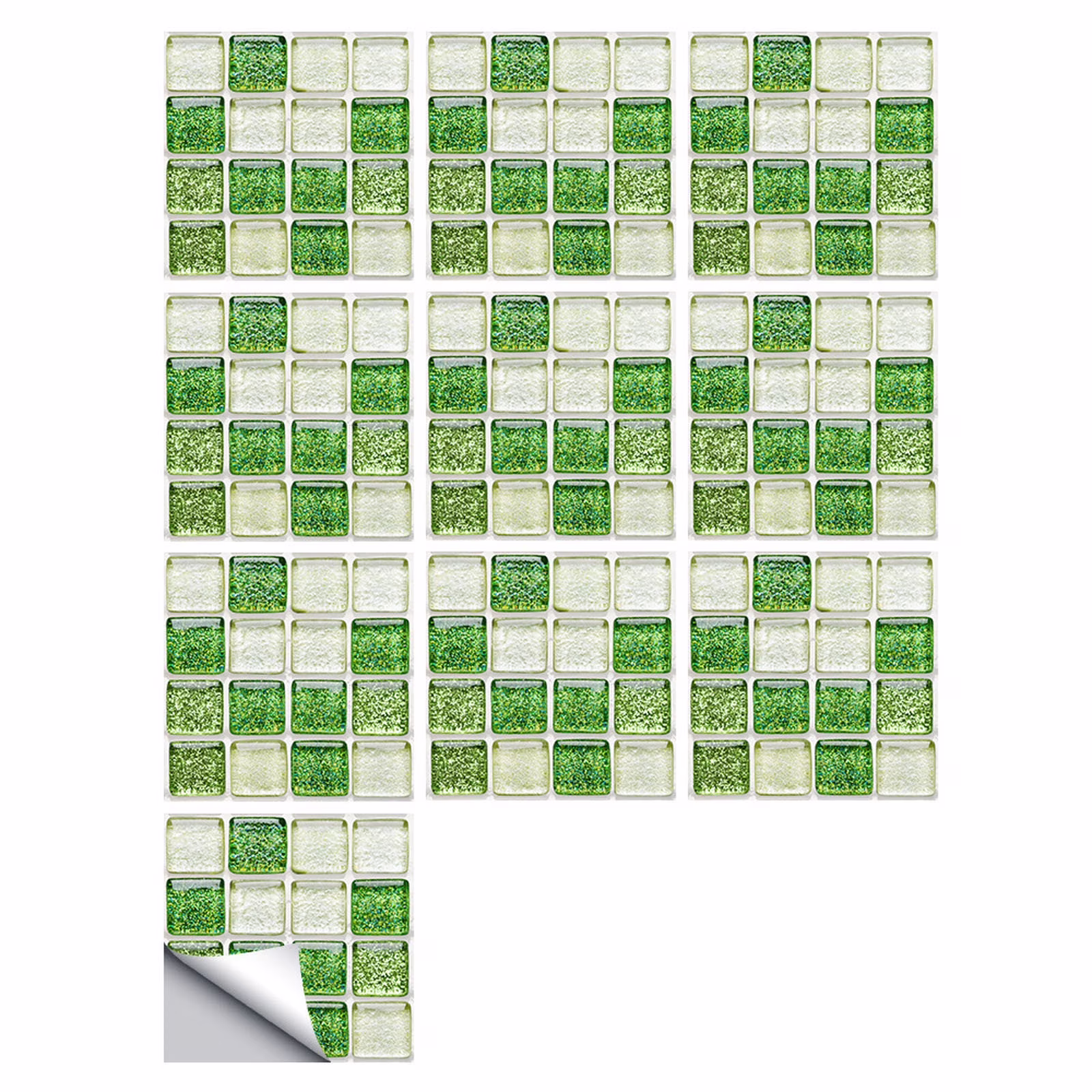 Bifavgk 1Set 10Pc Self Adhesive Tile 3D Sticker Kitchen Bathroom Wall Sticker Decoration Wallpaper Peel And Stick Wall Art For Living Room Wall Decor