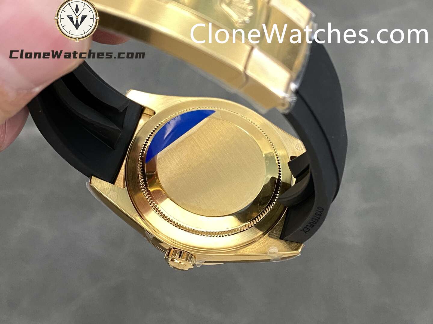 Rolex Super Clone Watch 1:1 Sky Dweller Gold Dial M326238-0007 42MM Rubber Strap