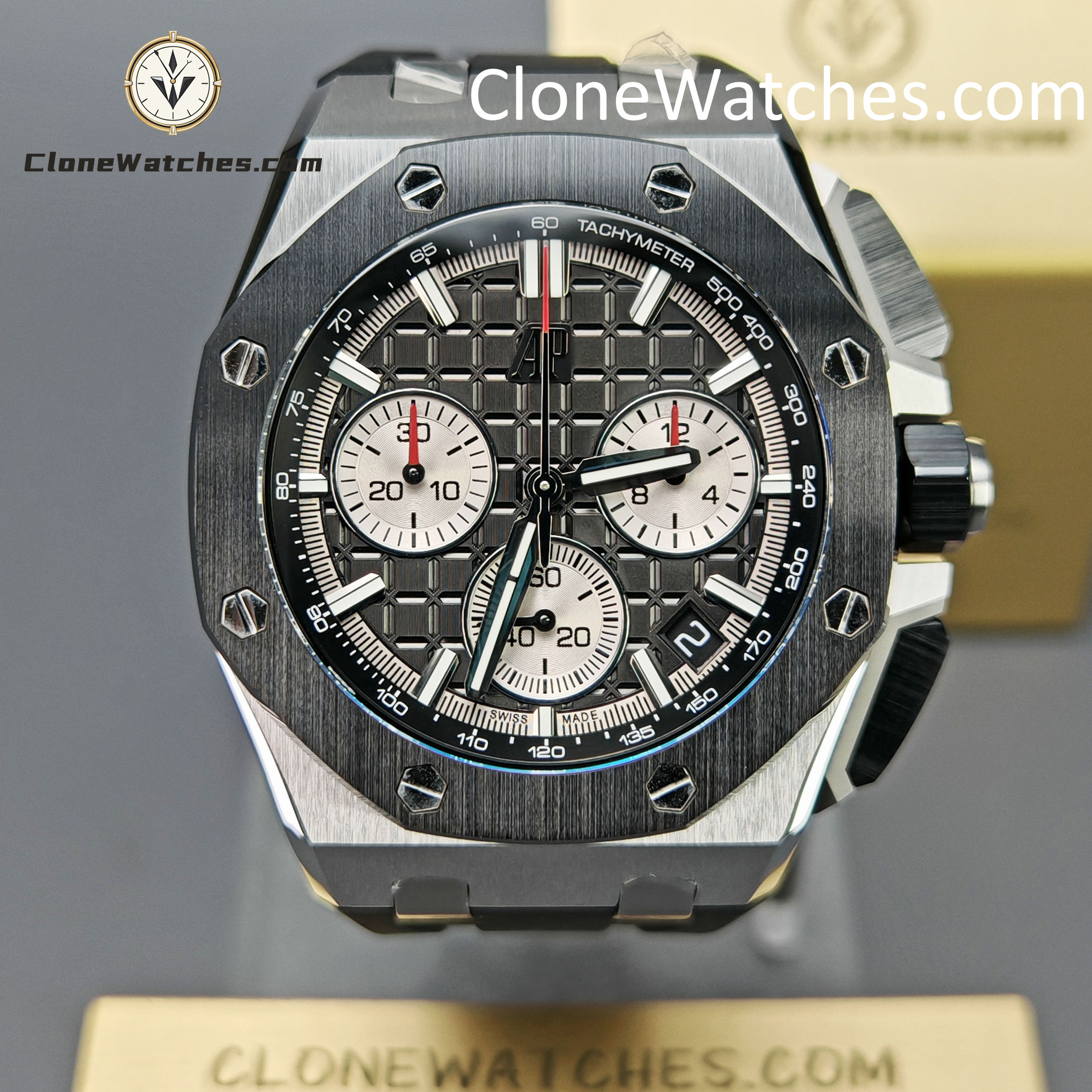 Audemars Piguet Super Clone Watches 1:1 Royal Oak Offshore Black Dial 26420 Selfwinding Chronograph