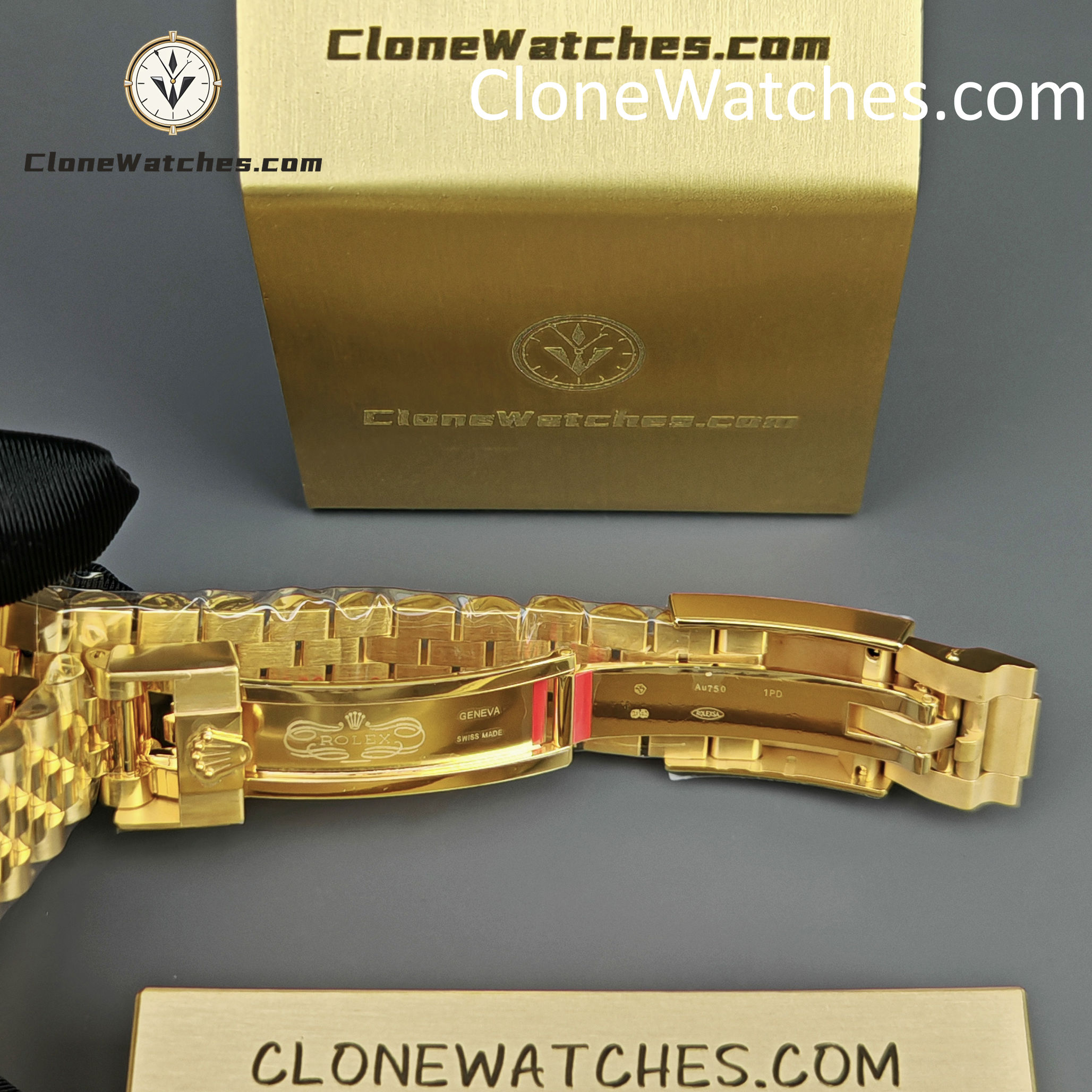 Rolex Super Clone Watches 1:1 GMT Master II 18k Gold 126718GRNR-0002 Jubilee 3285 Movement