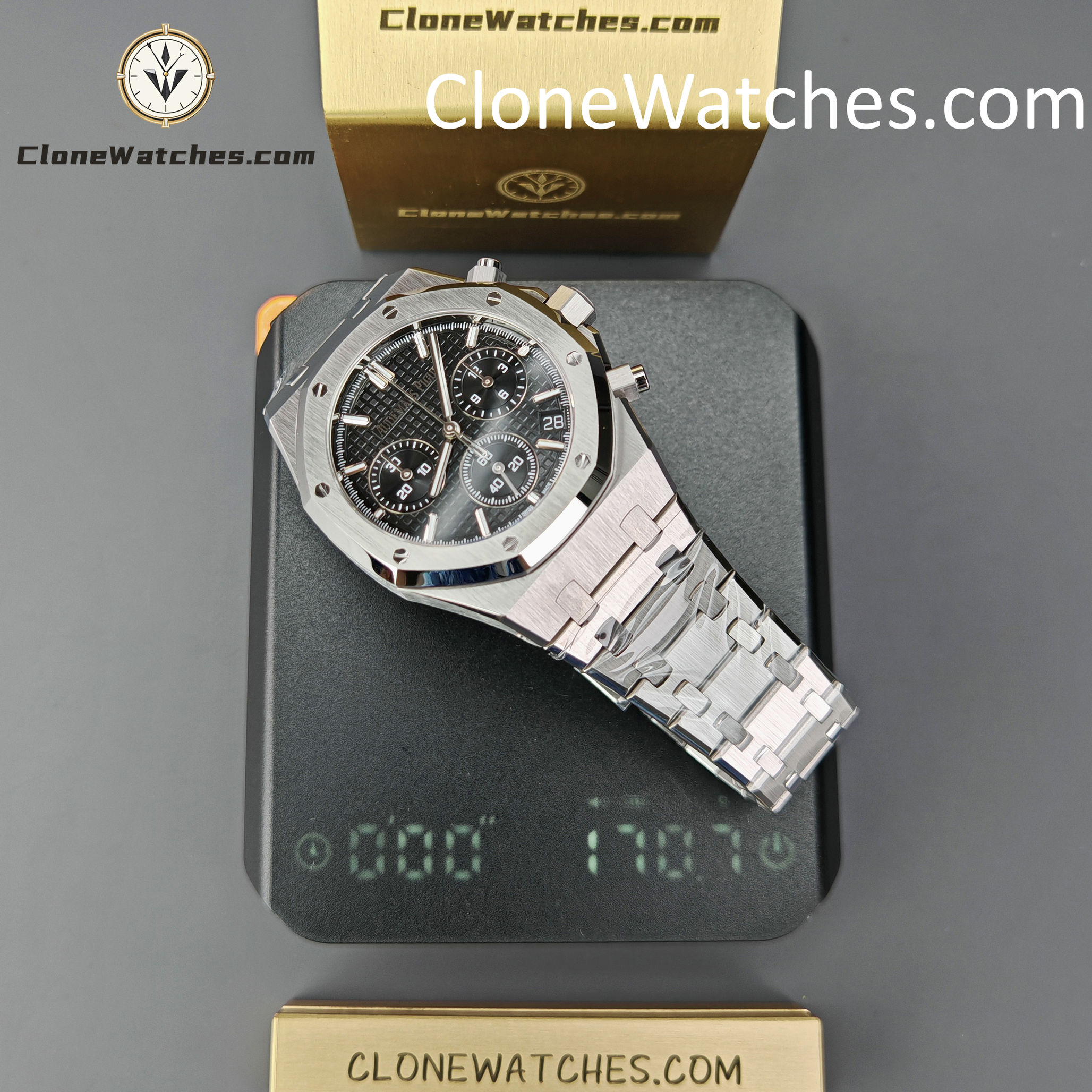 Audemars Piguet Super Clone Watches 1:1 Royal Oak Black Dial 26240 Selfwinding Chronograph