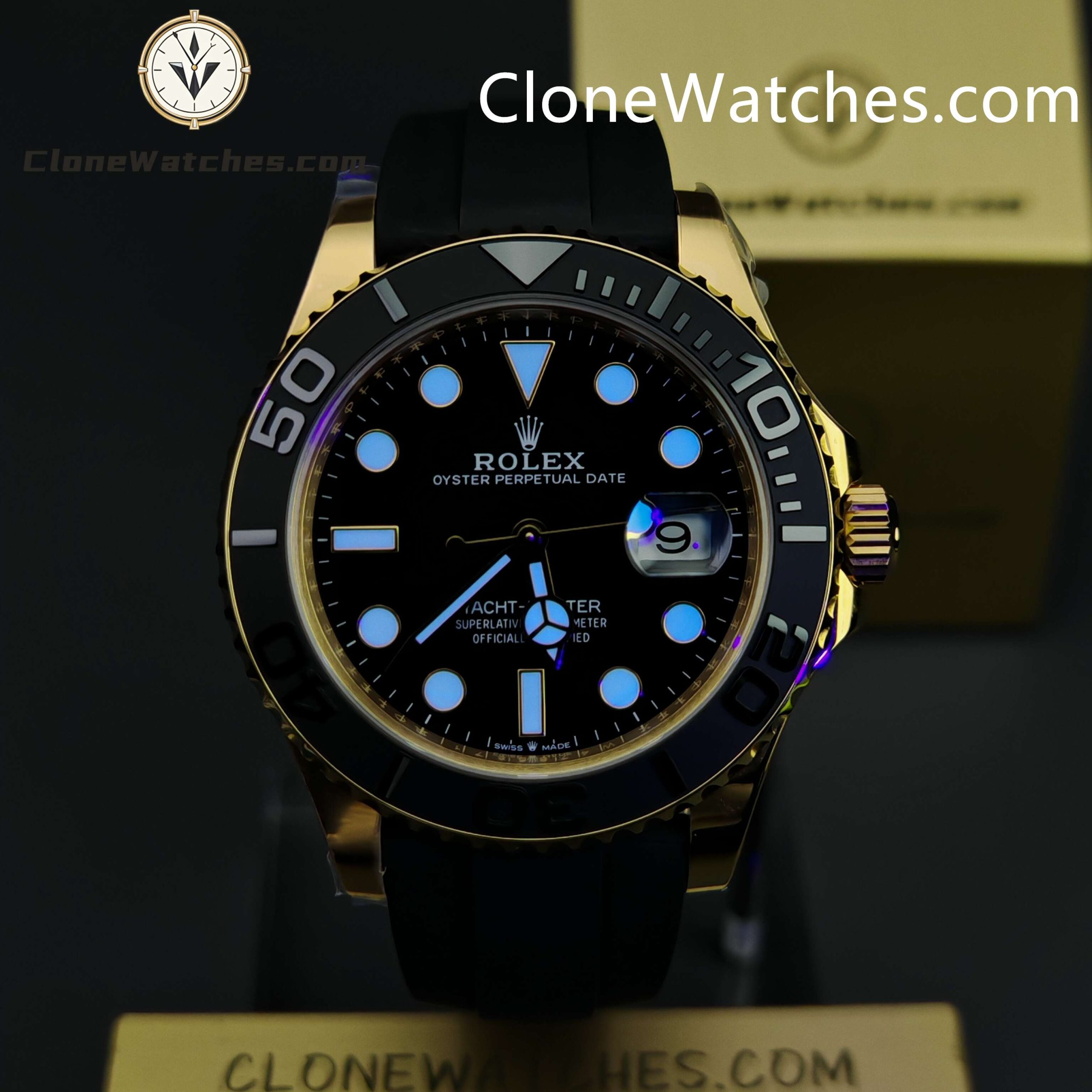 Rolex Super Clone Watches 1:1 Yacht Master 18k Gold 226658 3235 Movement
