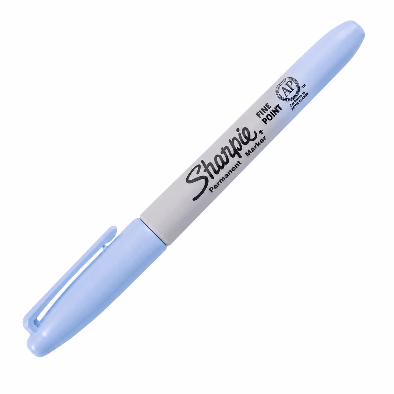 Sharpie Permanent Marker Fine Point Sky Blue, 1 Count