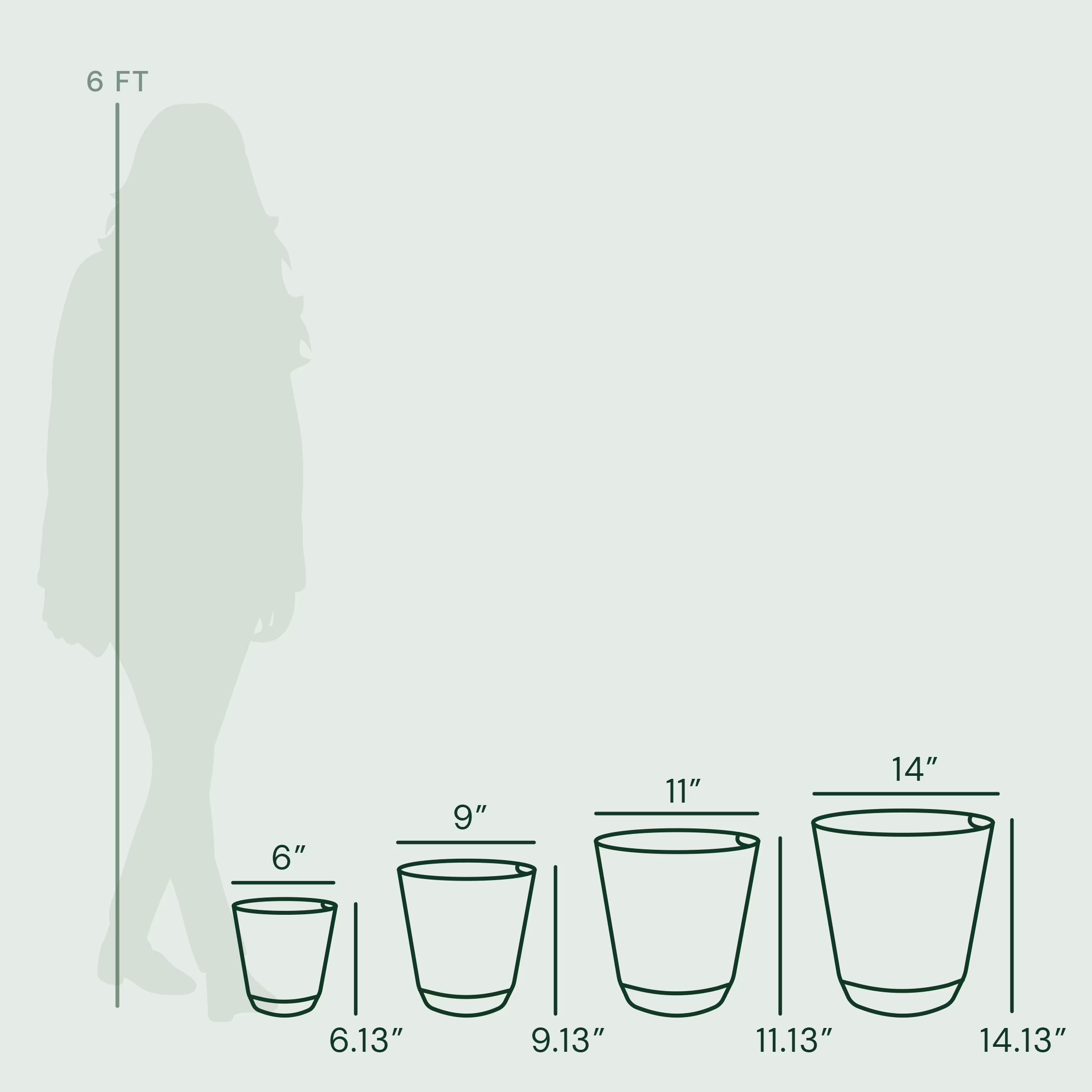 Mainstays 11 in. Beige Resin Self-Watering Planter