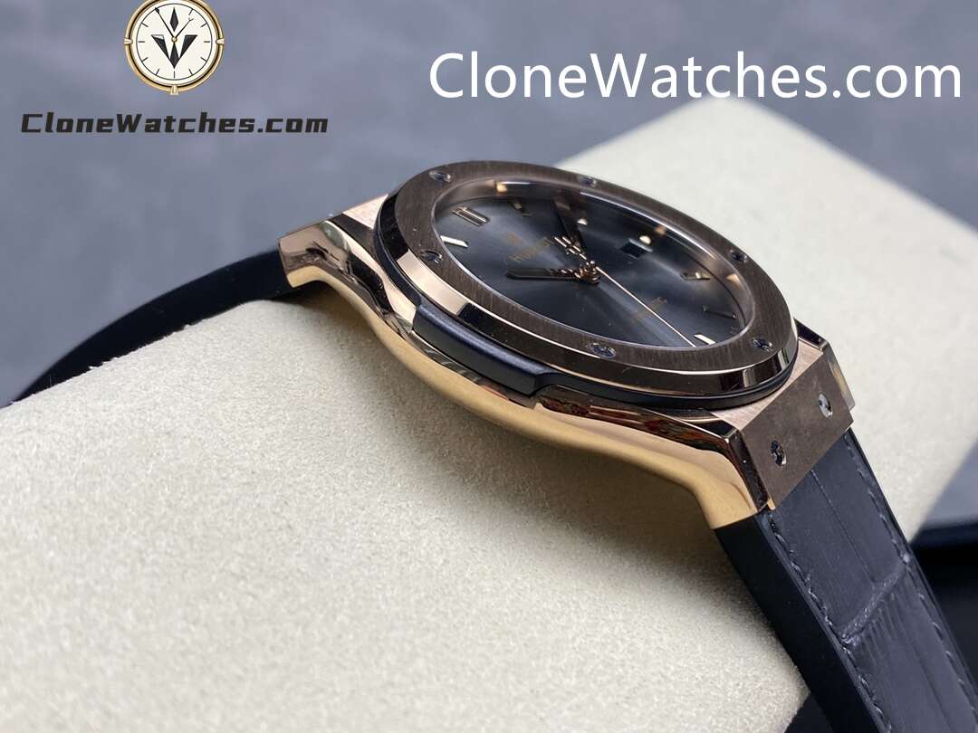 Hublot Super Clone Watches 1:1 Classic Fusion Racing Grey King Gold 42MM 542.OX.7081.RX