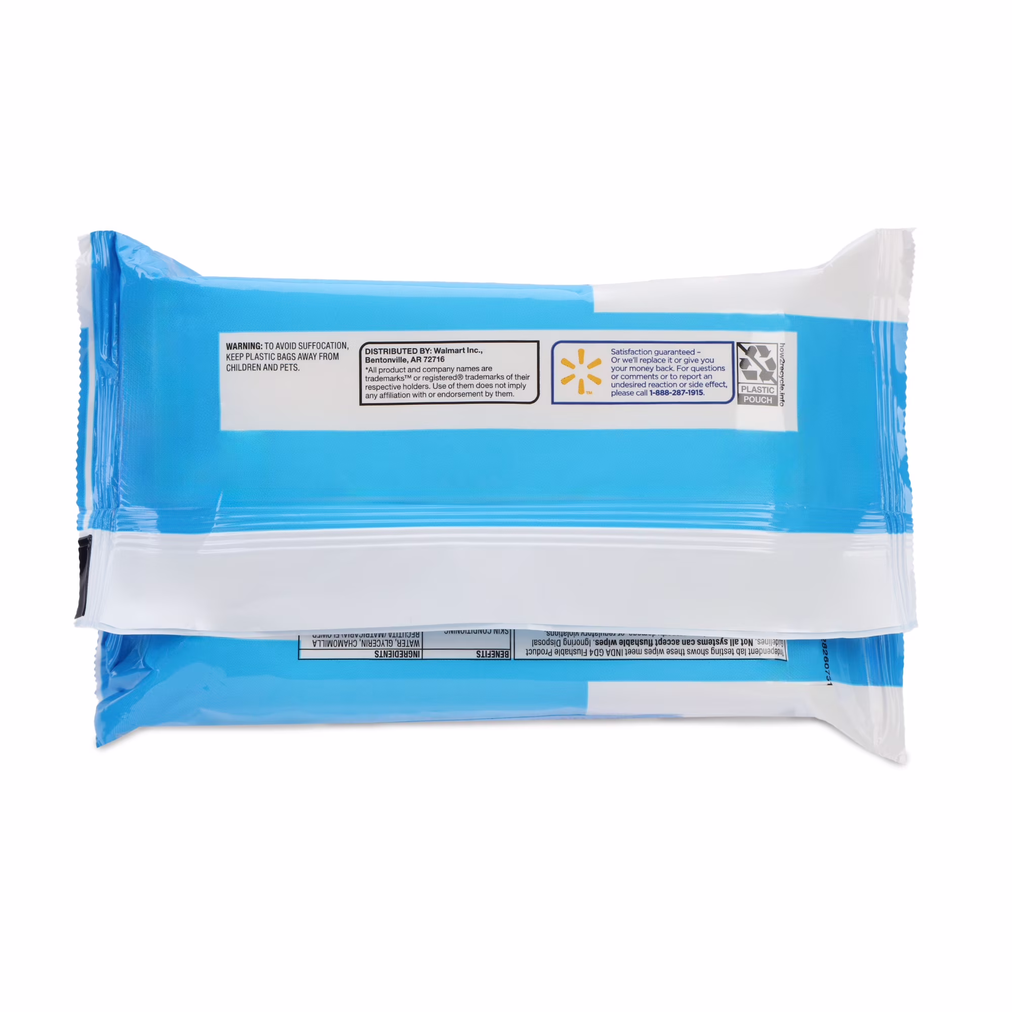 Equate Flushable Wet Wipes, Fresh Scent, 48 Wipes