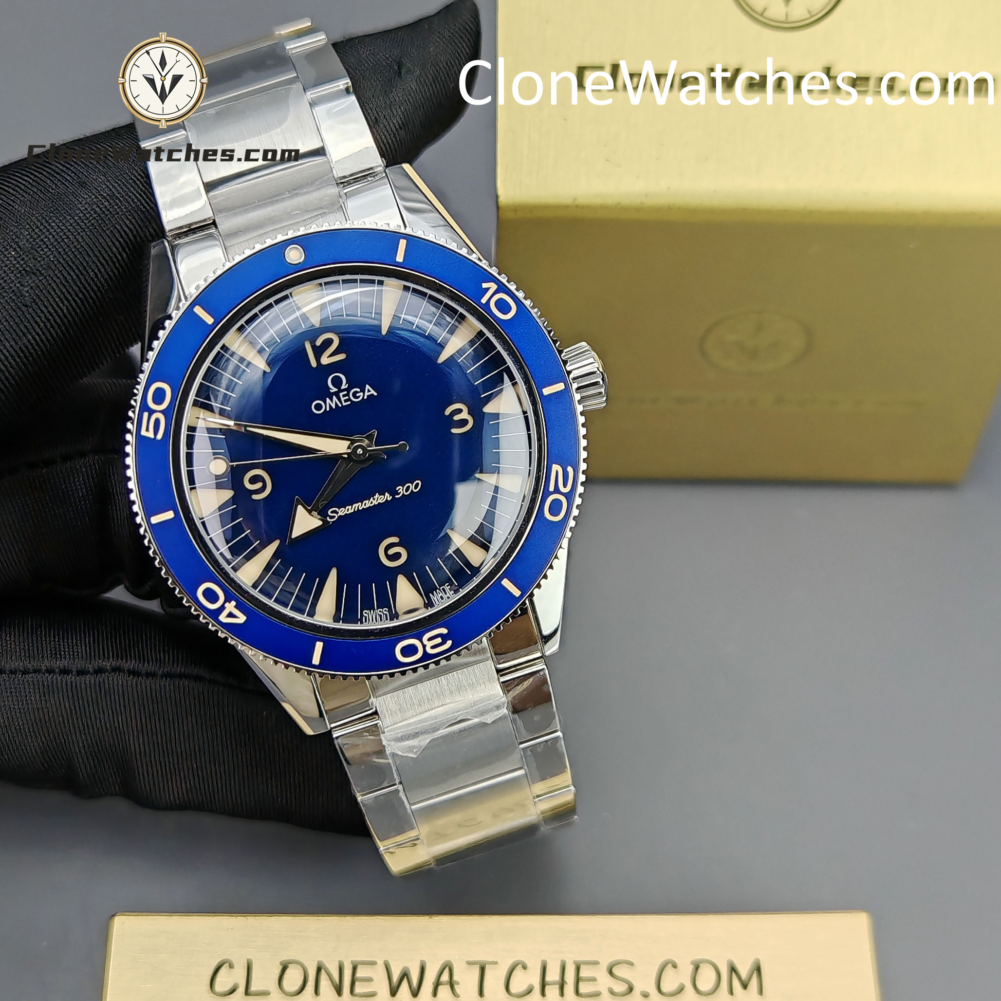 OMEGA Super Clone Watches 1:1 Seamaster 300M 234.30.41.21.03.001 41MM