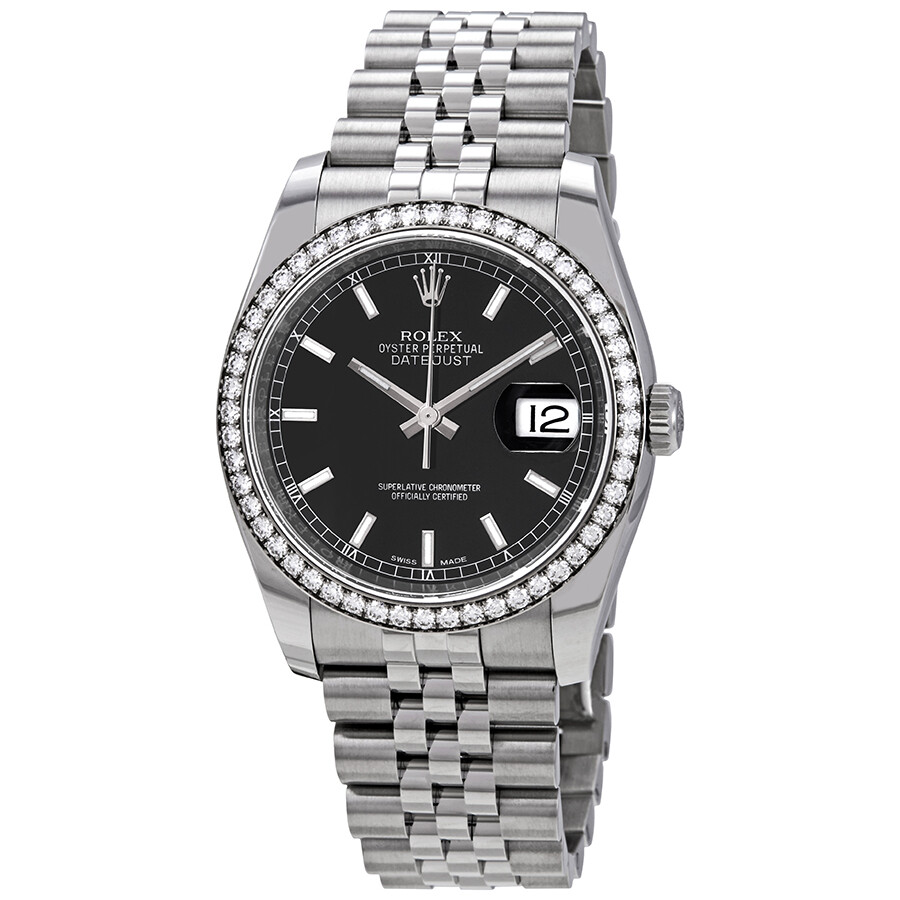 Rolex Oyster Perpetual Datejust 36 Black Dial Stainless Steel Jubilee Bracelet Automatic Men s Watch 116244BKSJ（Lifetime free warranty+90-days replacement service & Refund!.）