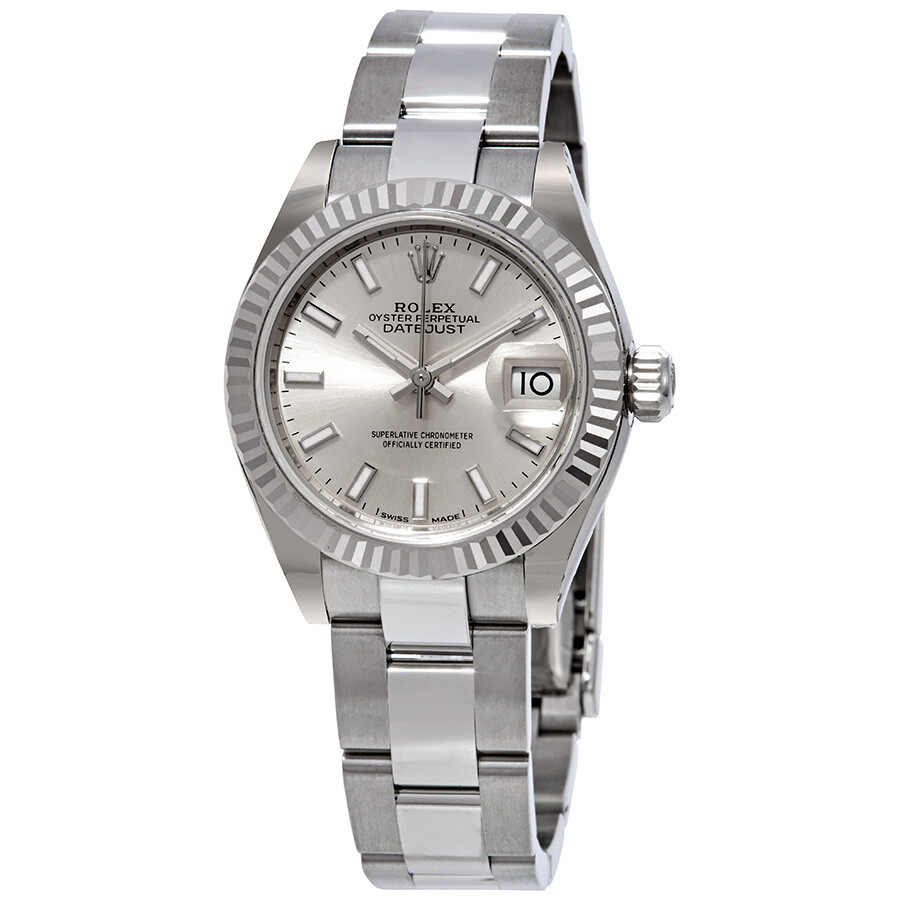 Rolex Lady-Datejust Silver Dial Automatic Ladies Oyster Watch 279174SSO（Lifetime free warranty+90-days replacement service & Refund!.）