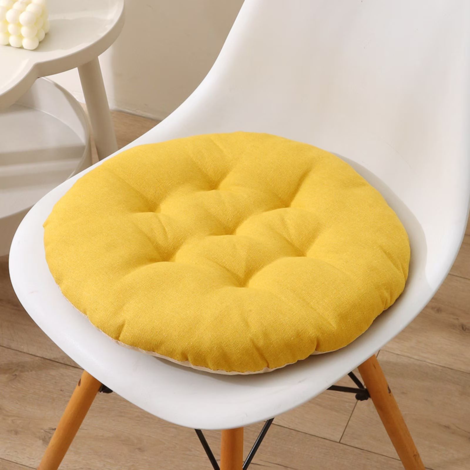 Guanhe Round Outdoor Seat Pads, Thickened Seat Cushion Chair Cushions for Patio & Garden,Office,Cafe,Bistro(16''x16'')