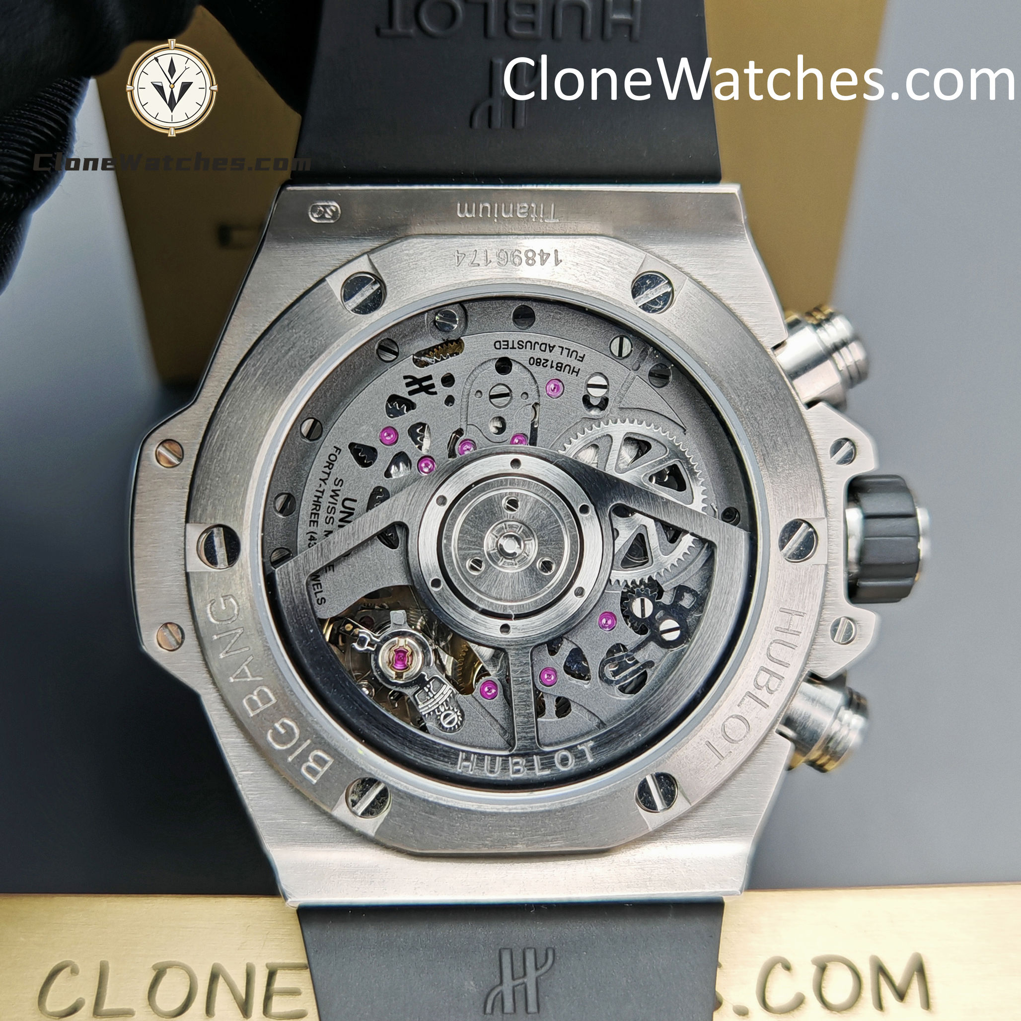 Hublot Super Clone Watches 1:1 Big Bang Unico 42mm Titanium Case 441.NX.1171.RX