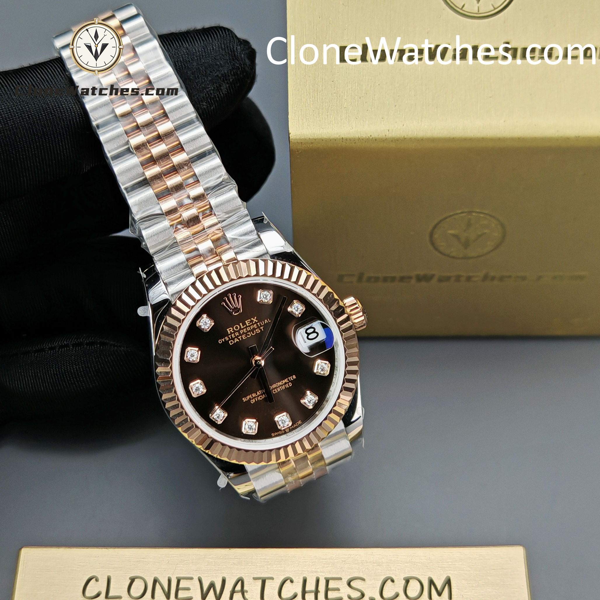Rolex Super Clone Watches 1:1 DateJust m278271-0028 Jubilee 31MM 2236 Movement