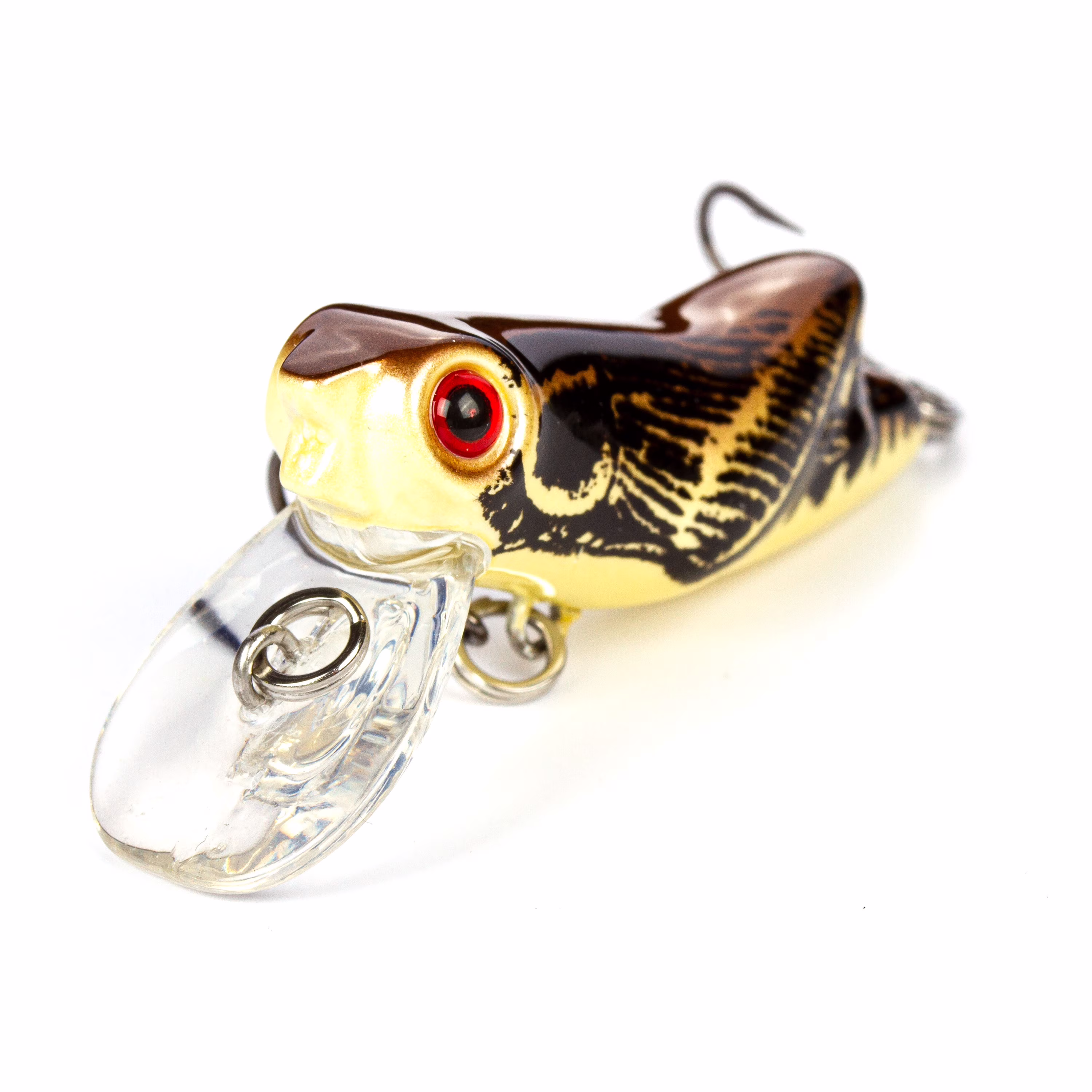 Ozark Trail Mini Hopper Crankbait, Autumn, 1/9 oz, Freshwater Fishing Lure