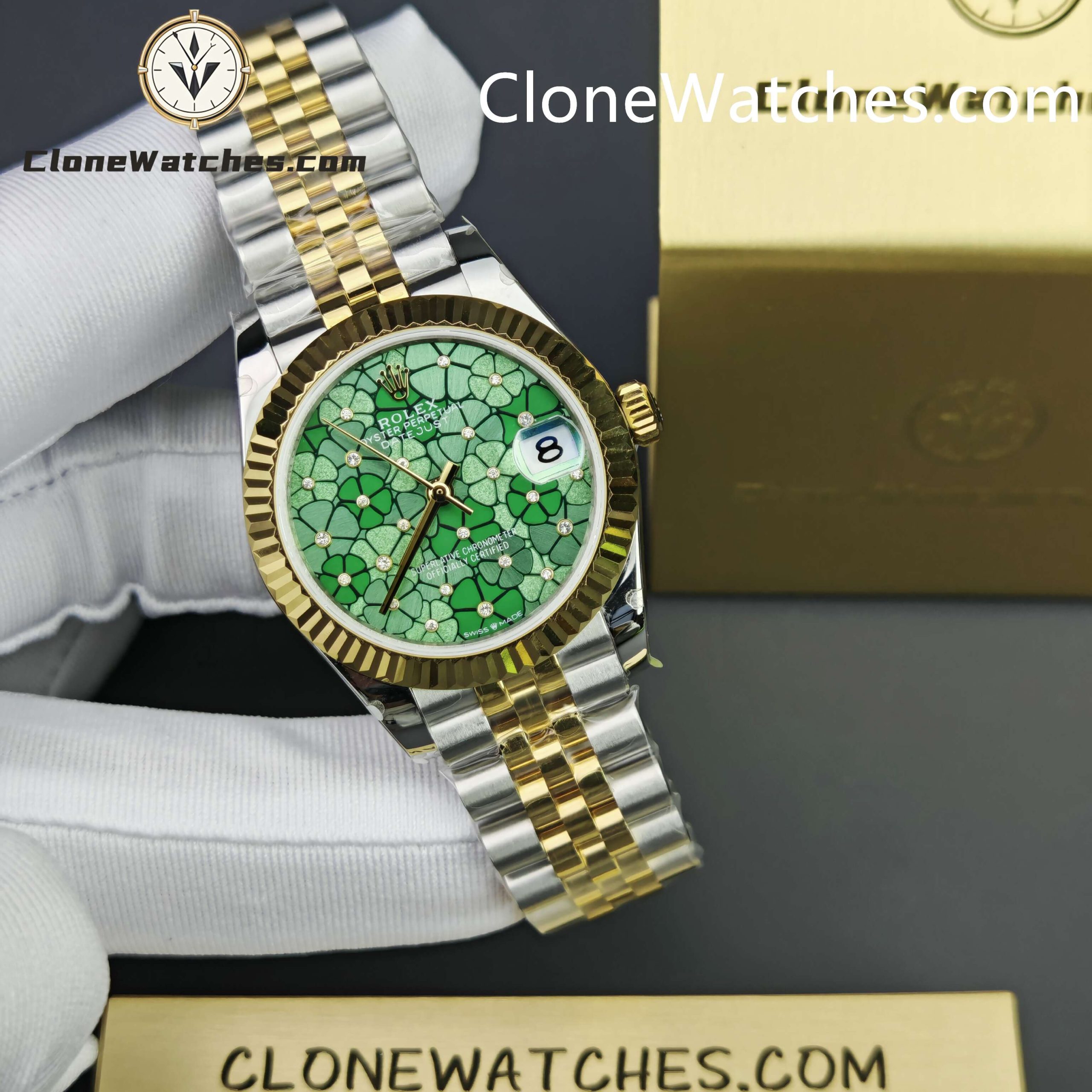 Rolex Super Clone Watches 1:1 DateJust m278273-0032 Jubilee 31MM 2236 Movement