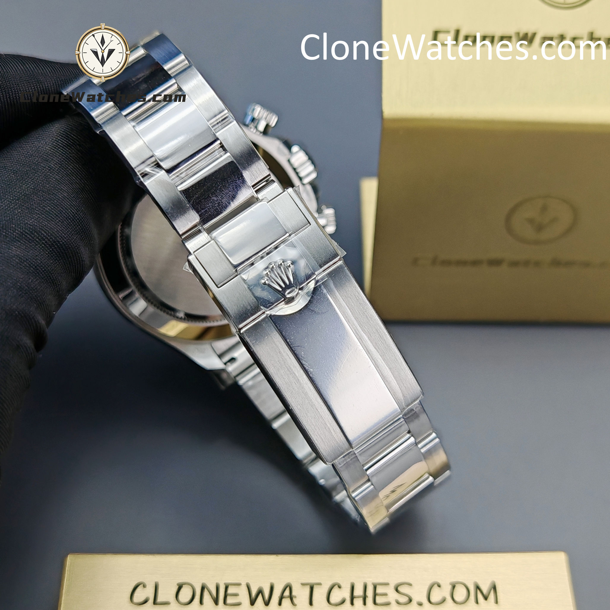 Rolex Super Clone Watches 1:1 Daytona Gray Dial m116509-0072 4130 Movement