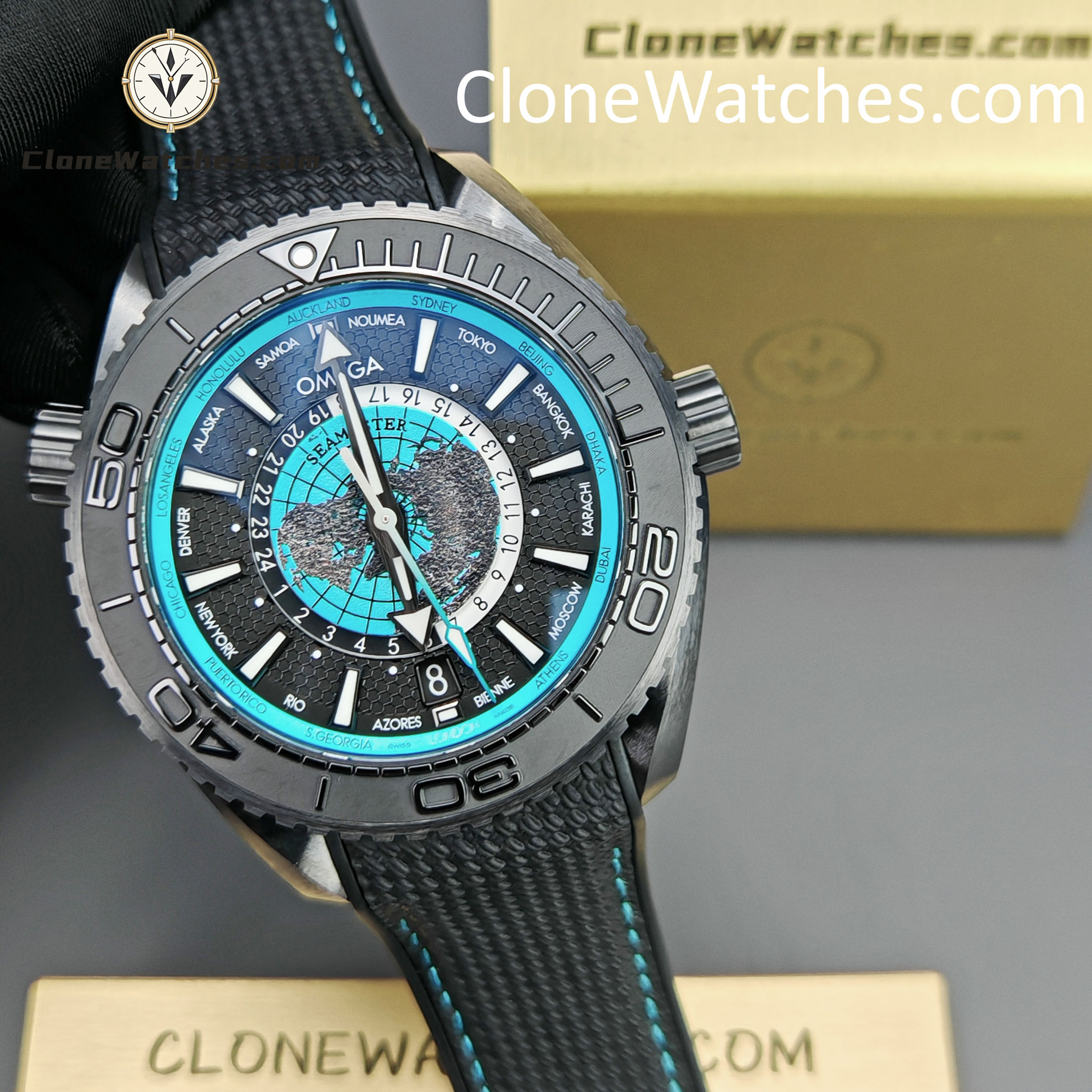 OMEGA Super Clone Watches 1:1 Seamaster Planet Ocean 600M 45.5MM 215.92.46.22.01.006