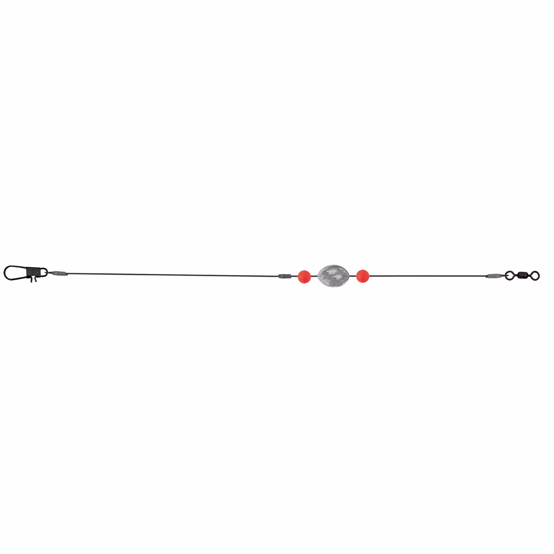 Tsunami Black Wire Egg Sinker Fishing Rig 1 oz. – 2 Pack