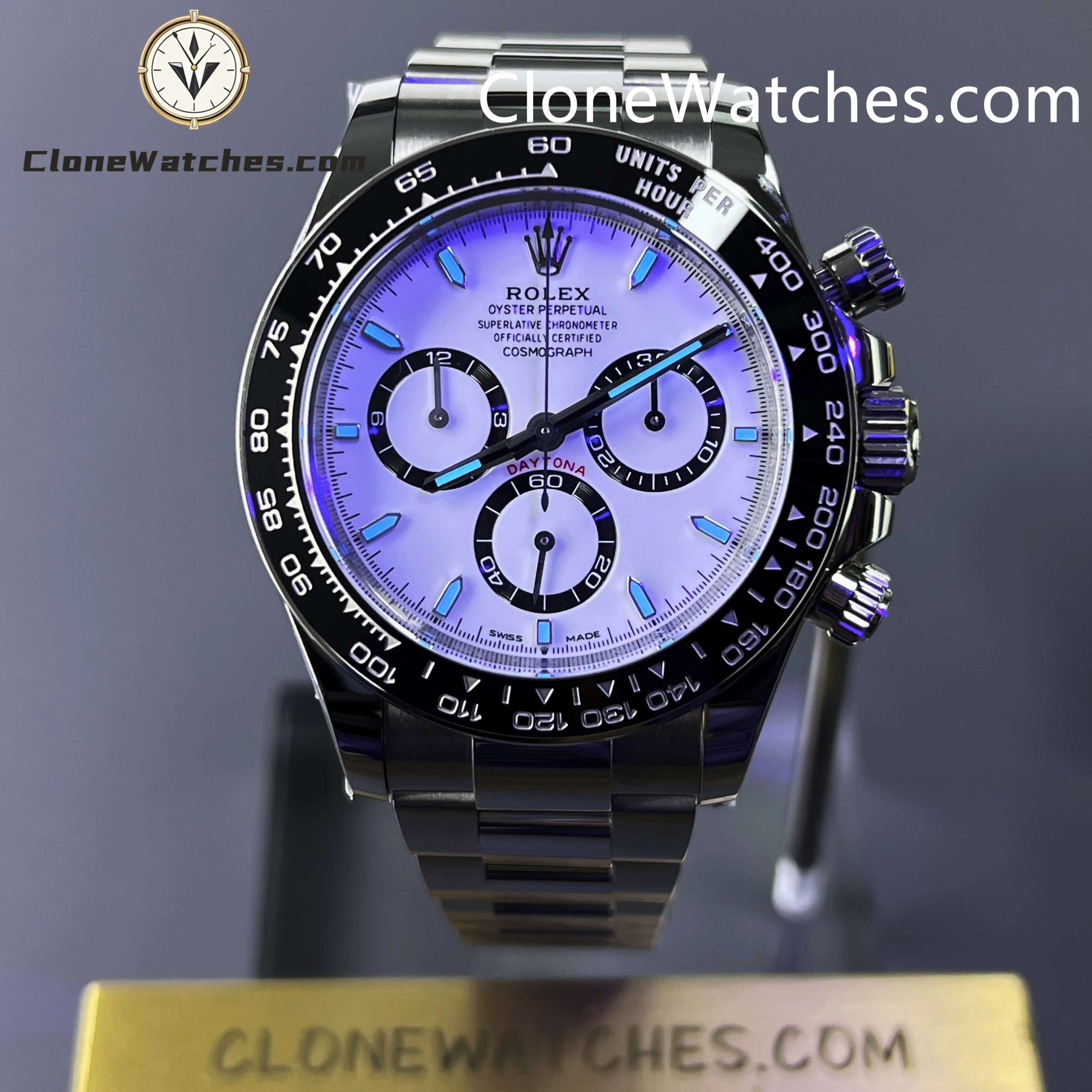 Rolex Super Clone Watches 1:1 Panda Daytona M126500LN-0001 4131 Movement