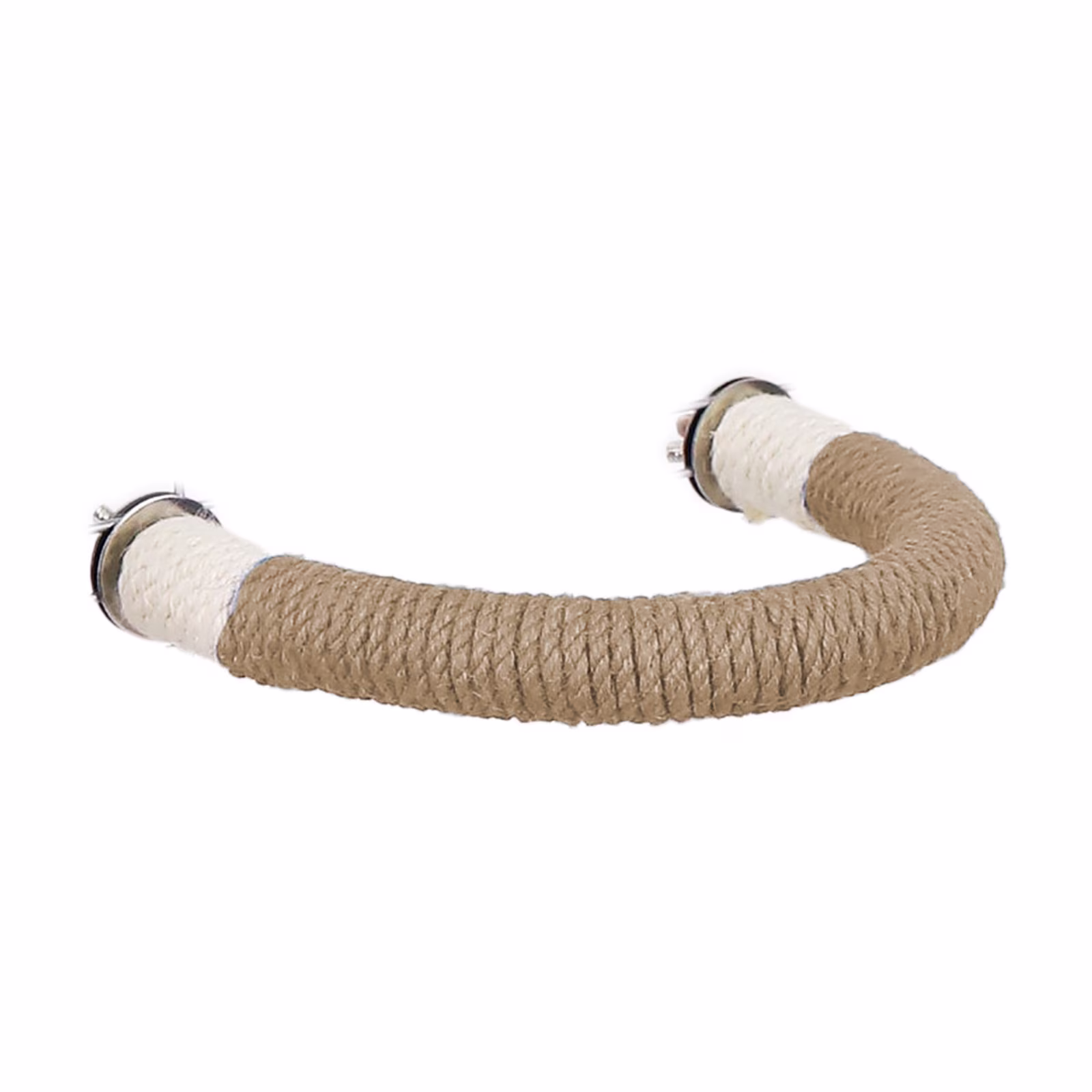 Tarmeek Sisal Rope Cat Scratcher Post with Perch, Brown Bird Stand Pole for Indoor Cats to Claw, Scratch, Play and Rest, Durable Natural Fiber Cat Furniture for Kittens and Adult Cats