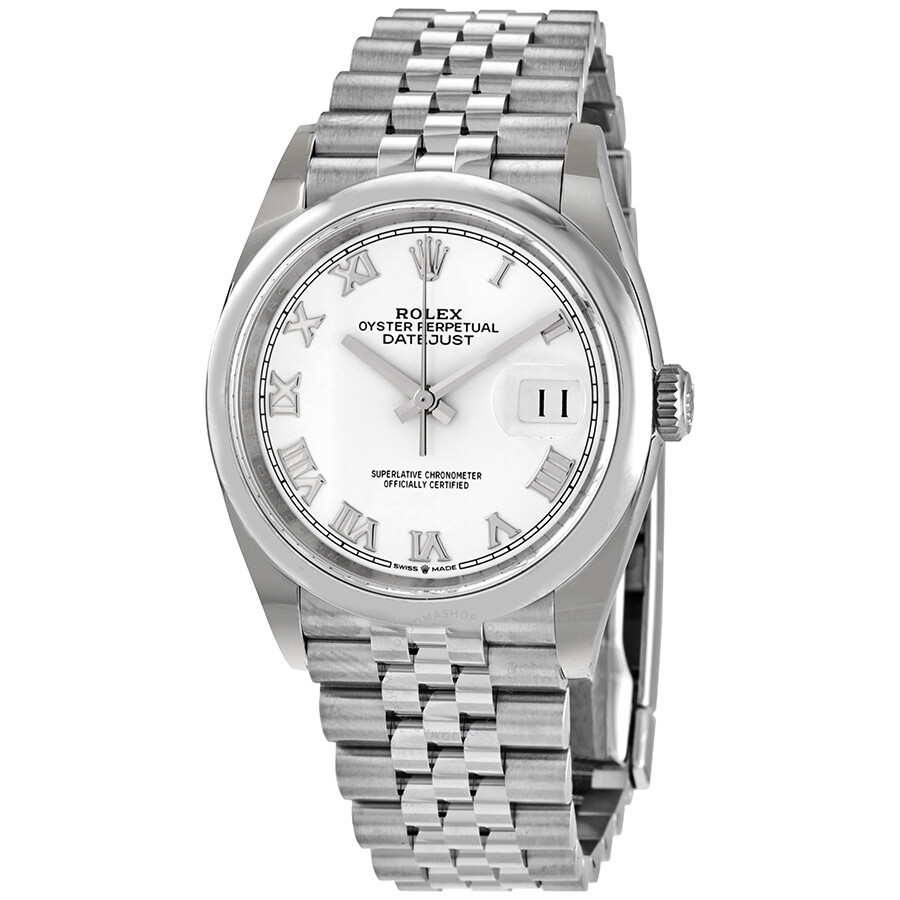Rolex Datejust 36 White Dial Men s Watch 126200WRJ（Lifetime free warranty+90-days replacement service & Refund!.）
