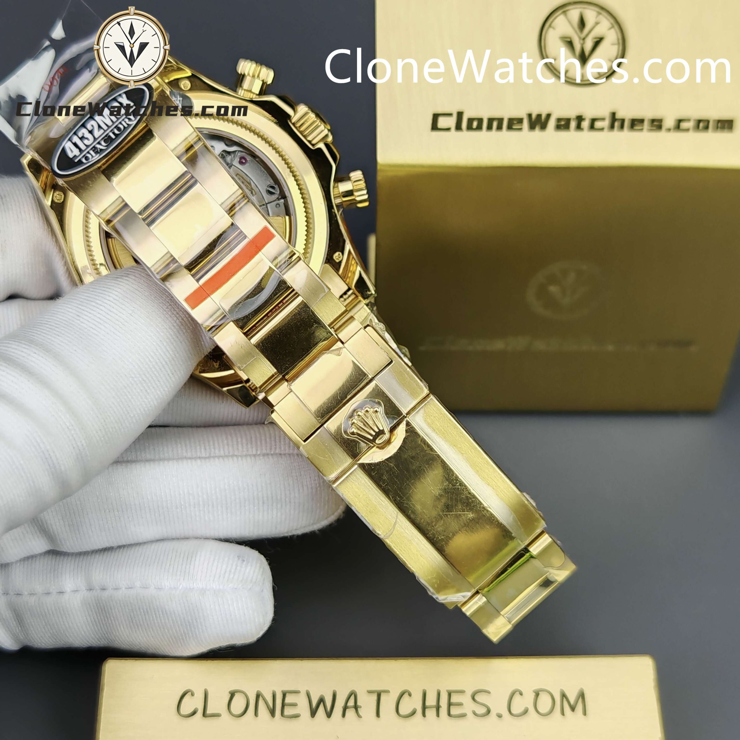 Rolex Super Clone Watches 1:1 Le Mans Daytona 100 Years Anniversary 18K Gold 4132 Movement