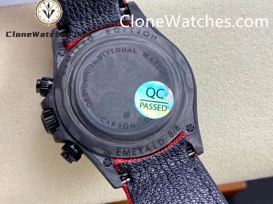 Modified Super Clone Watches 1:1 DiW Rolex Daytona NTPT Carbon LUCKY PLAYER