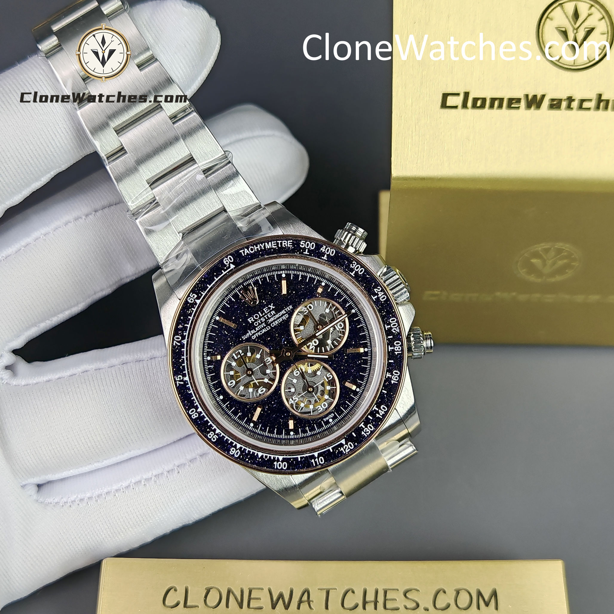 Modified Super Clone Watches 1:1 Rolex Daytona x Les Artisans de Genève Ventura
