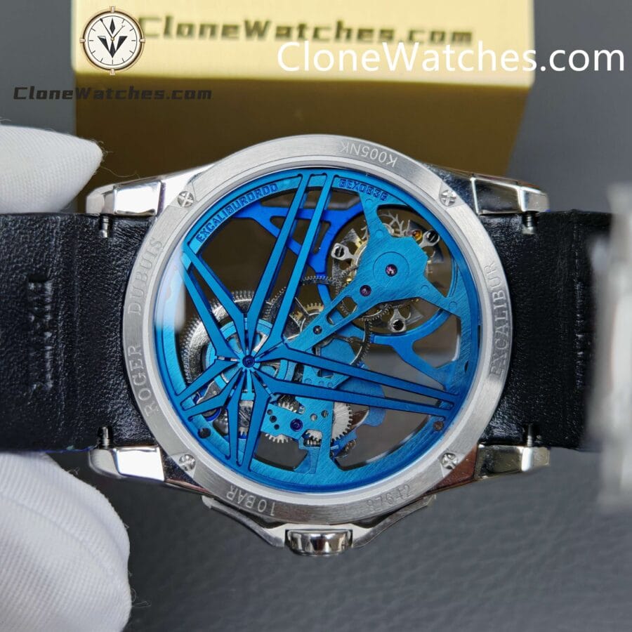 Roger Dubuis Super Clone Watches 1:1 Excalibur Skeleton Tourbillon RDDBEX0838 42MM
