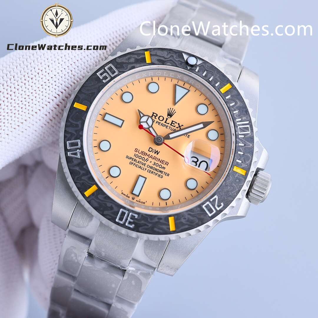 Modified Super Clone Watches 1:1 DiW Rolex Submariner DUNE 3235 Movement