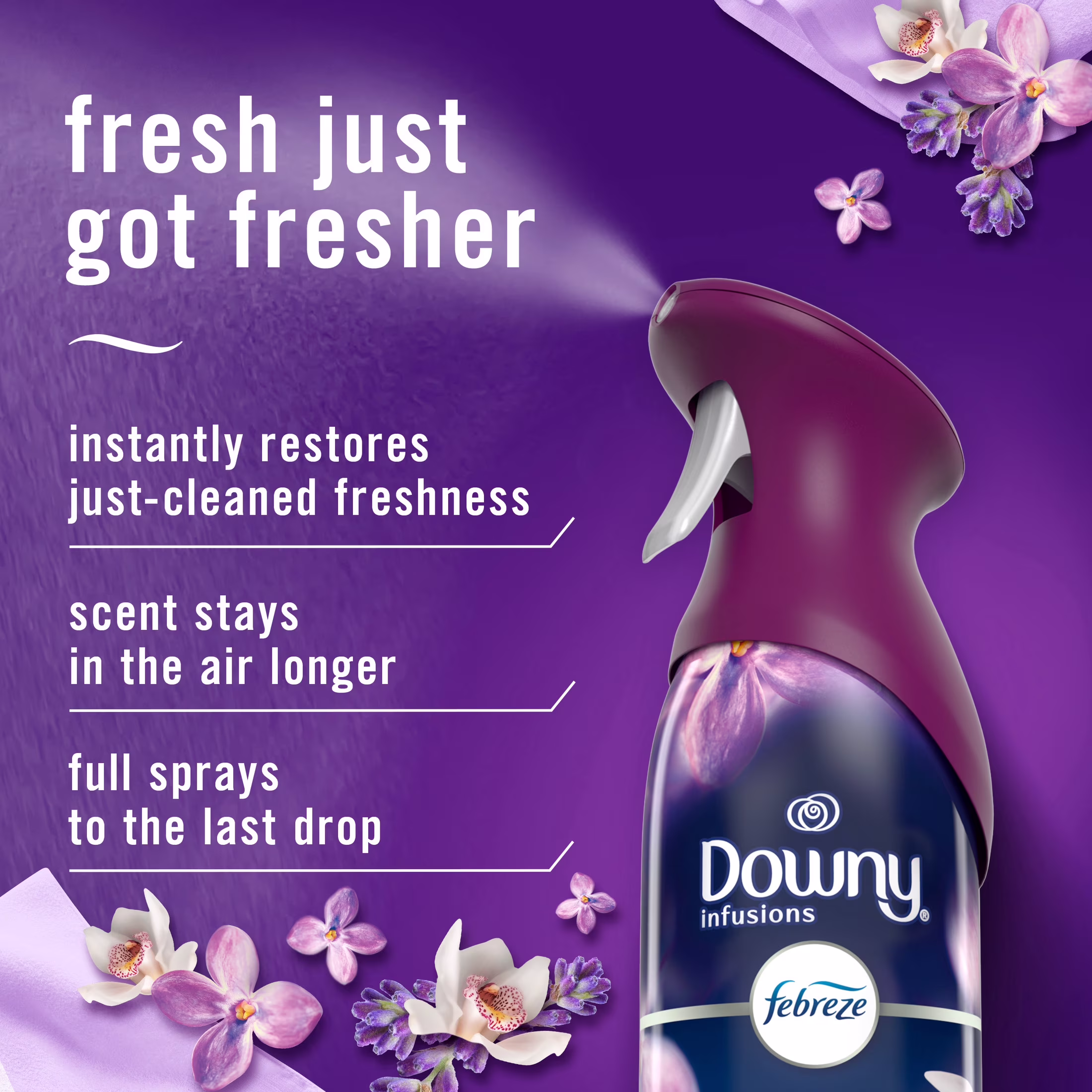 Febreze Air Mist Air Freshener Spray, Downy Calm, 8.1oz
