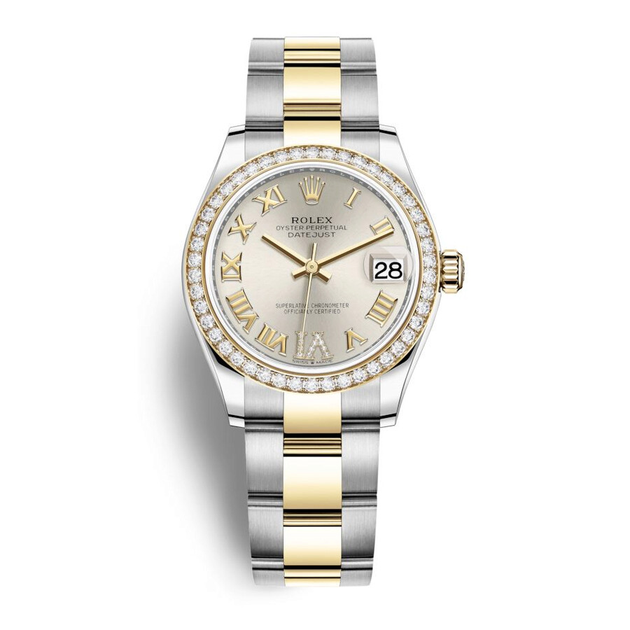 Rolex Datejust 31 Silver Dial Automatic Ladies Steel and 18kt Yellow Gold Oyster Watch 278383SRDO（Lifetime free warranty+90-days replacement service & Refund!.）