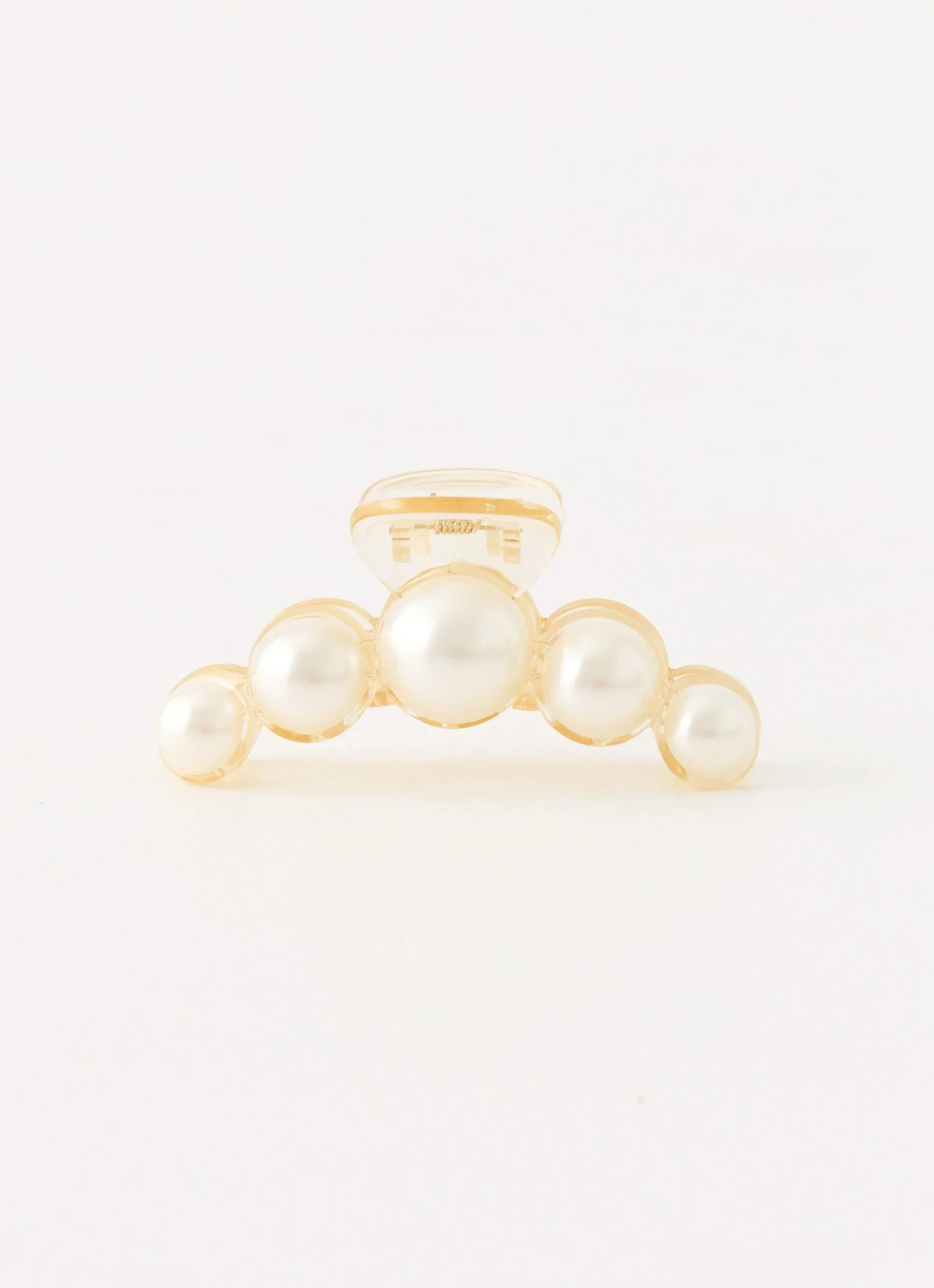 Oyster Club Claw Clip - Pearl