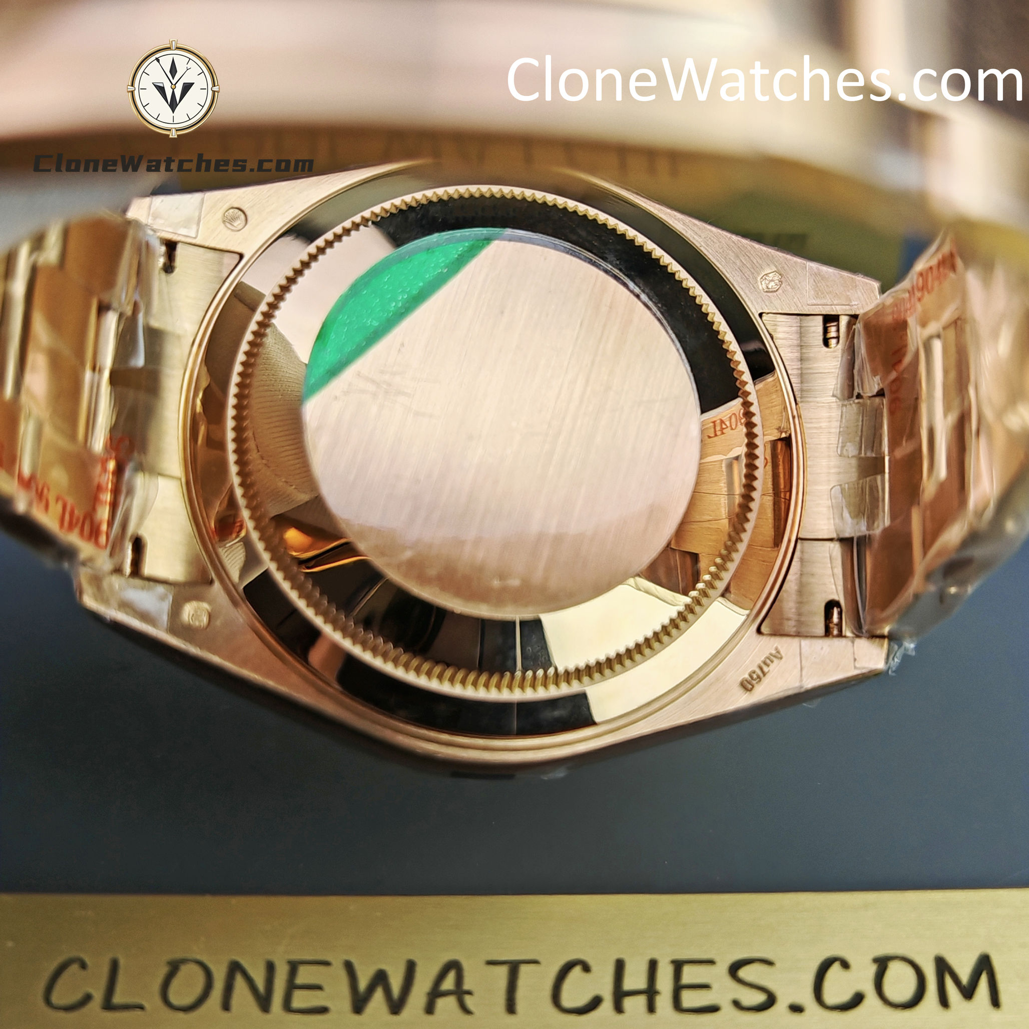 Rolex Super Clone Watches 1:1 Sky Dweller Rose Gold Blue Oyster m336935-0005 9002 Movement