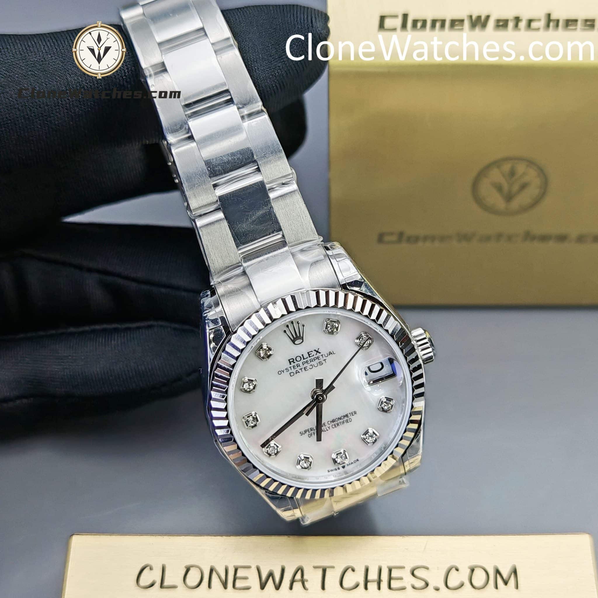 Rolex Super Clone Watches 1:1 DateJust m278274-0005 Oyster 31MM 2236 Movement