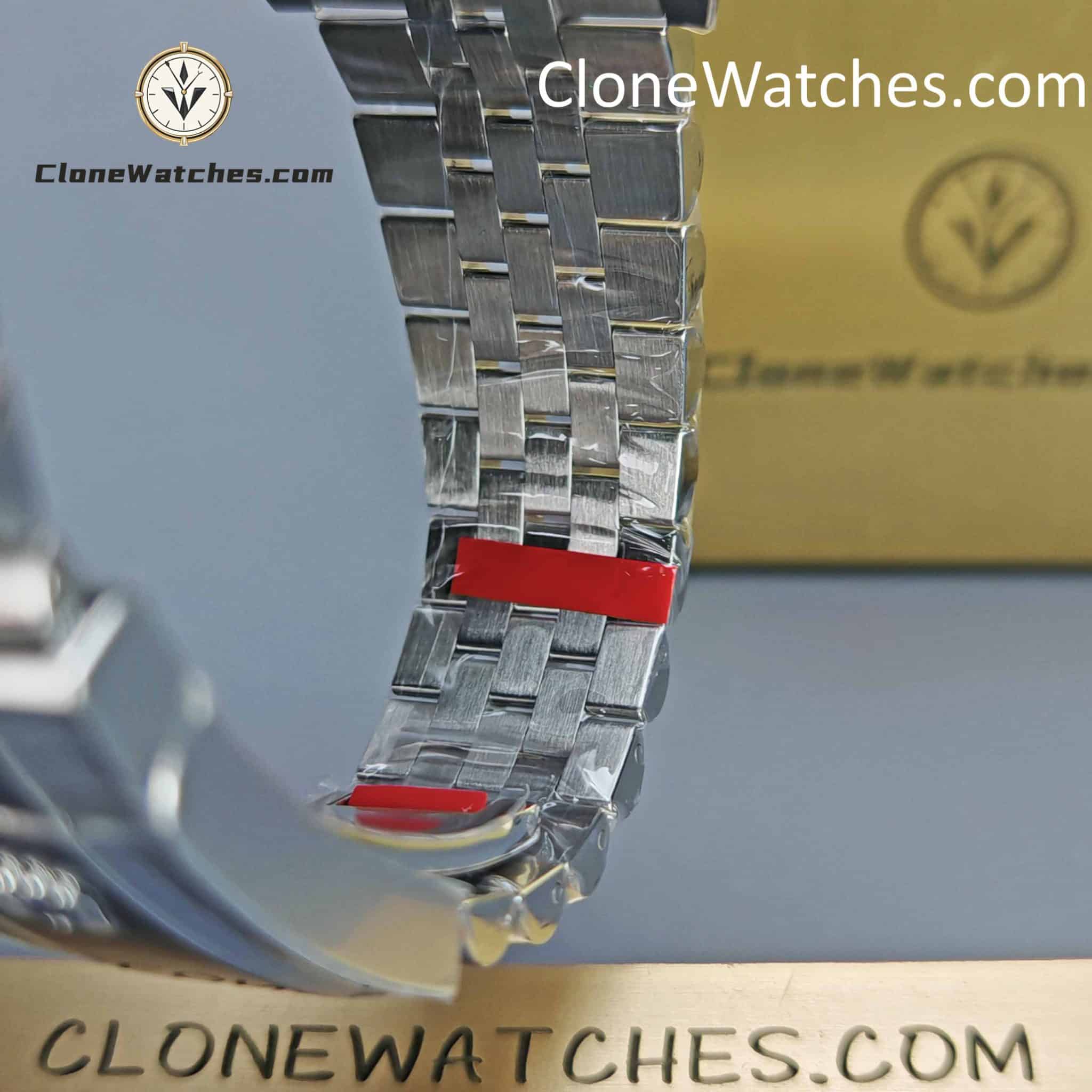 Rolex Super Clone Watches 1:1 DateJust Grey Roman Dial Jubilee 41MM M126334 3235 Movement